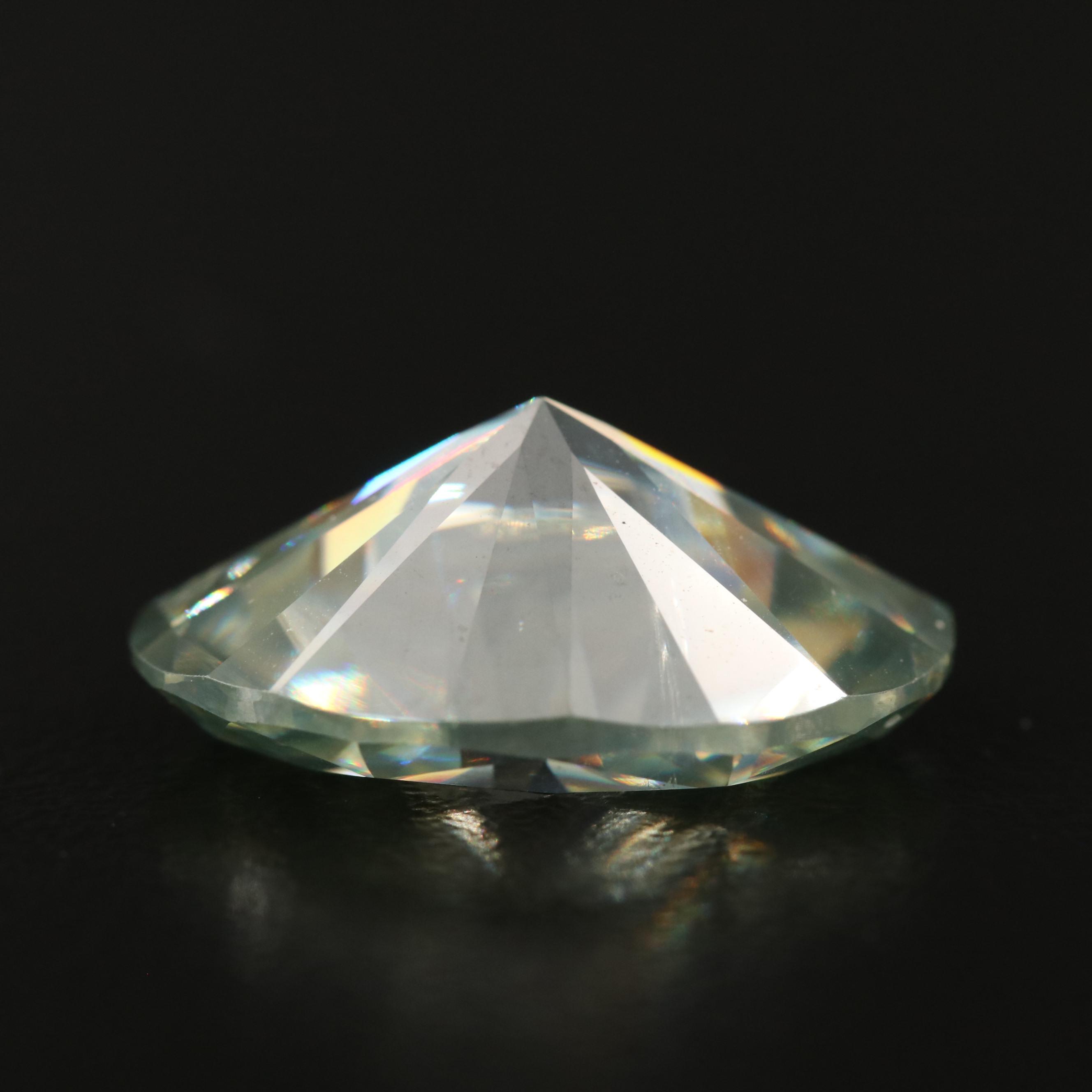 Loose Laboratory Grown Oval Faceted Moissanite
