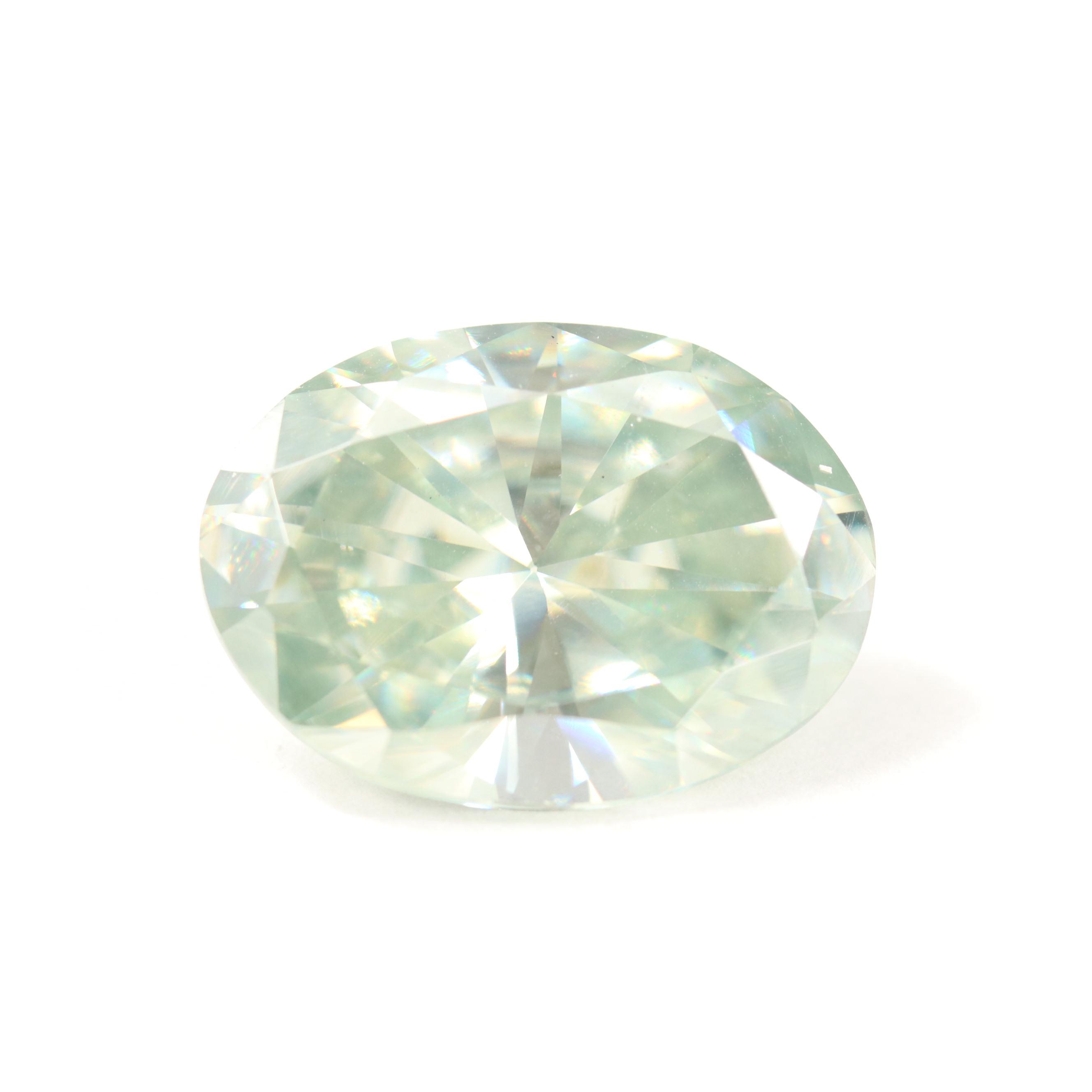 Loose Laboratory Grown Oval Faceted Moissanite