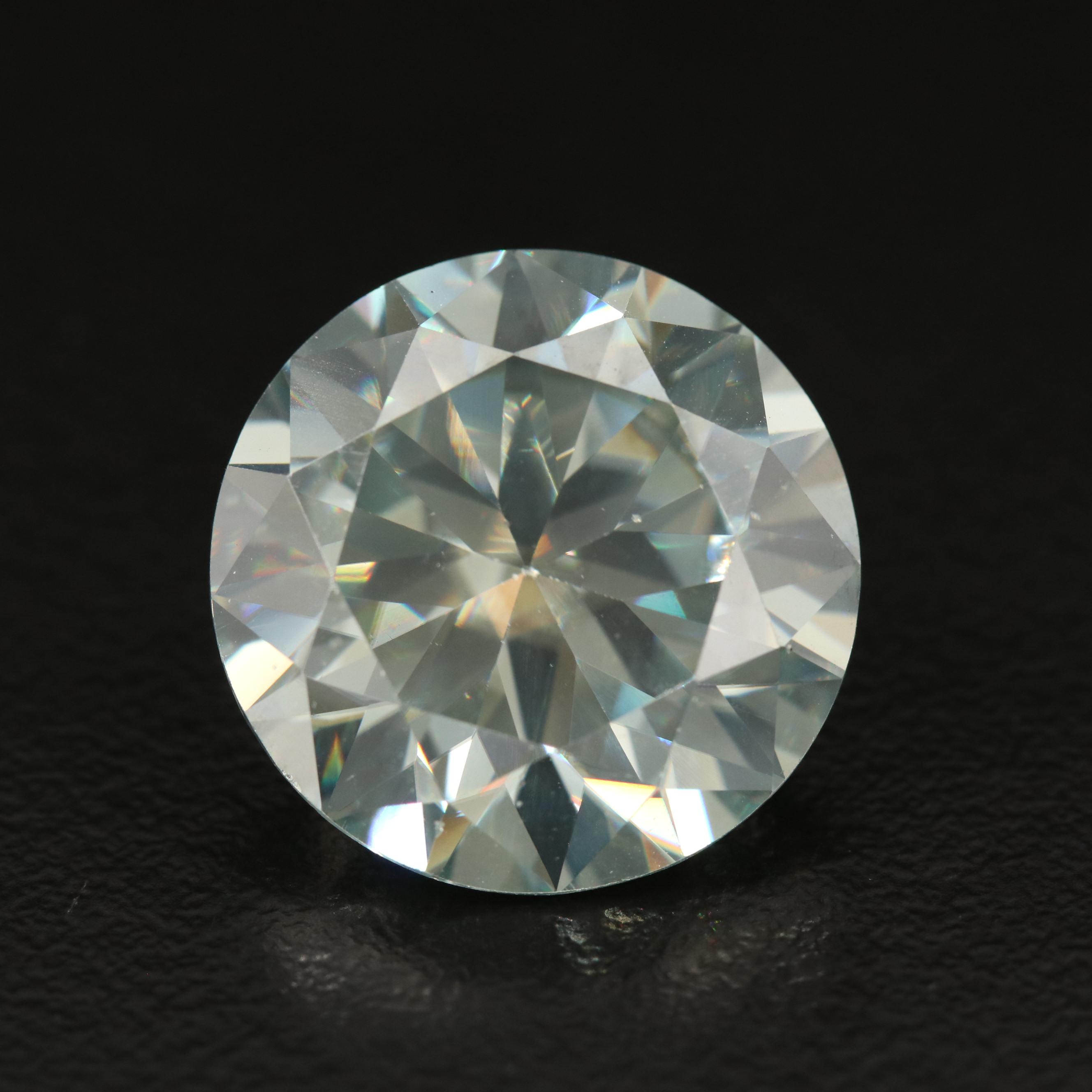 Loose Laboratory Grown Round Brilliant Cut Moissanite