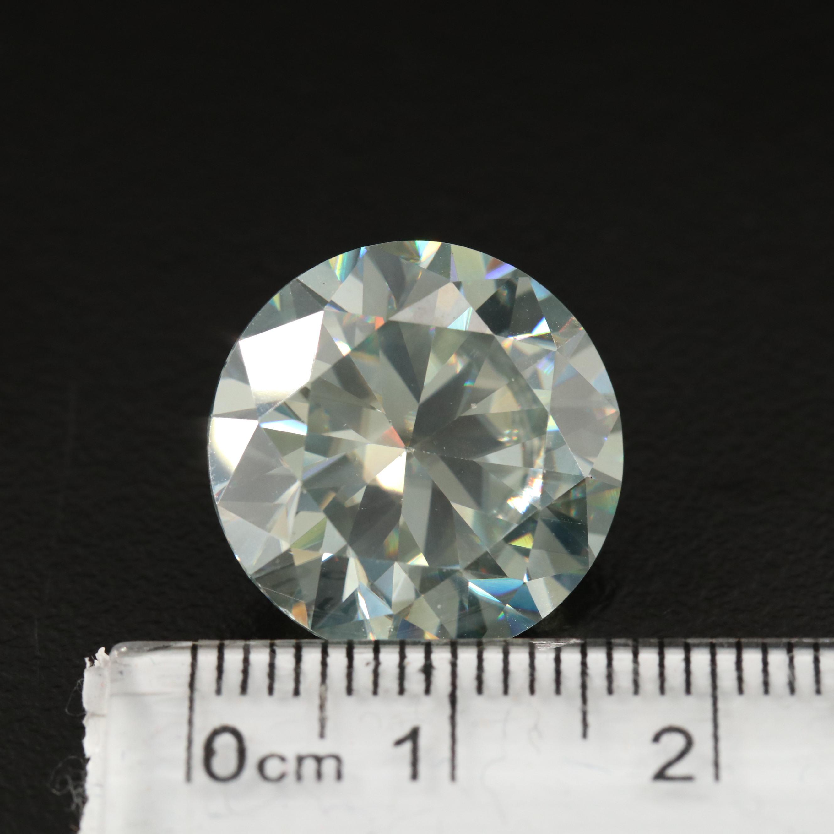 Loose Laboratory Grown Round Brilliant Cut Moissanite