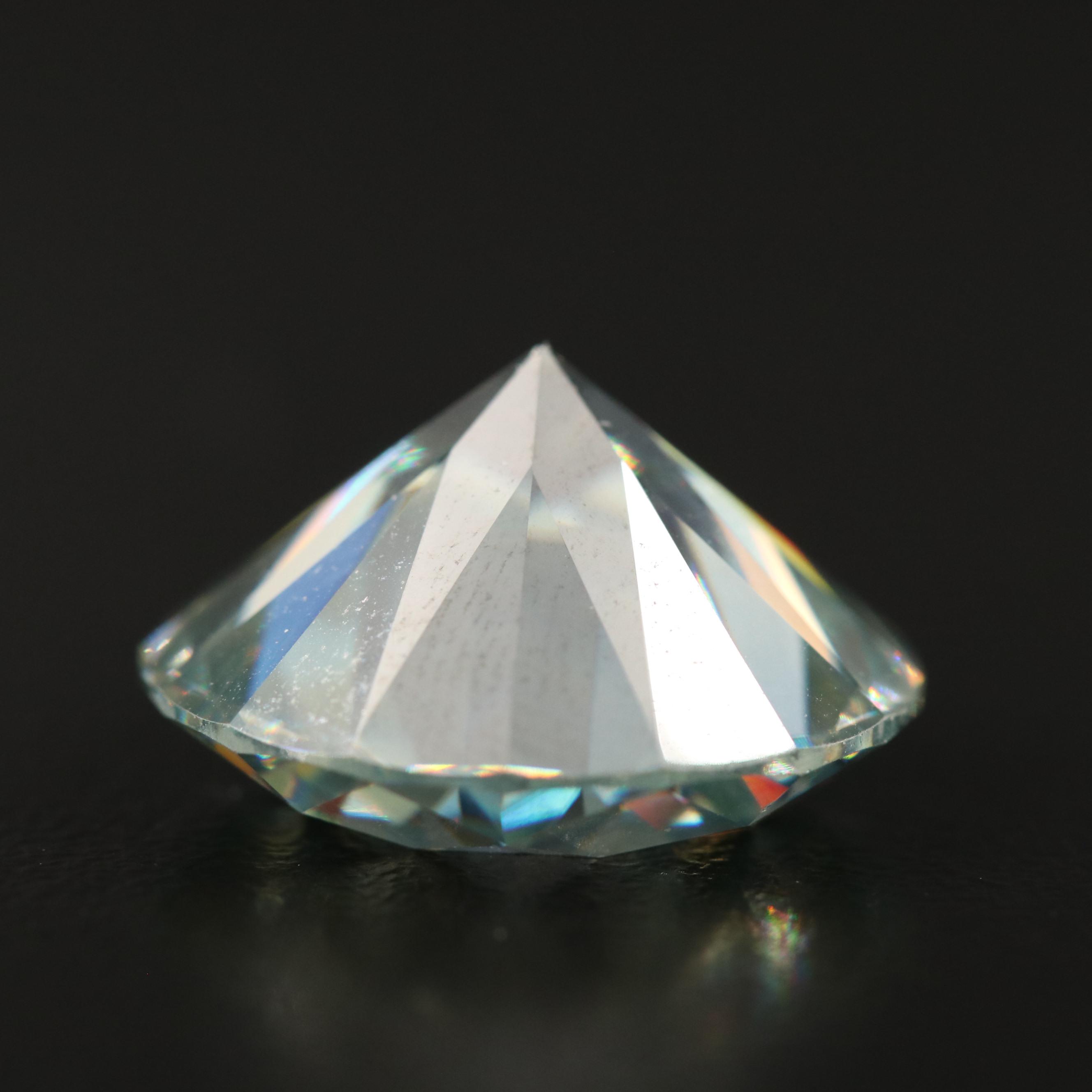 Loose Laboratory Grown Round Brilliant Cut Moissanite