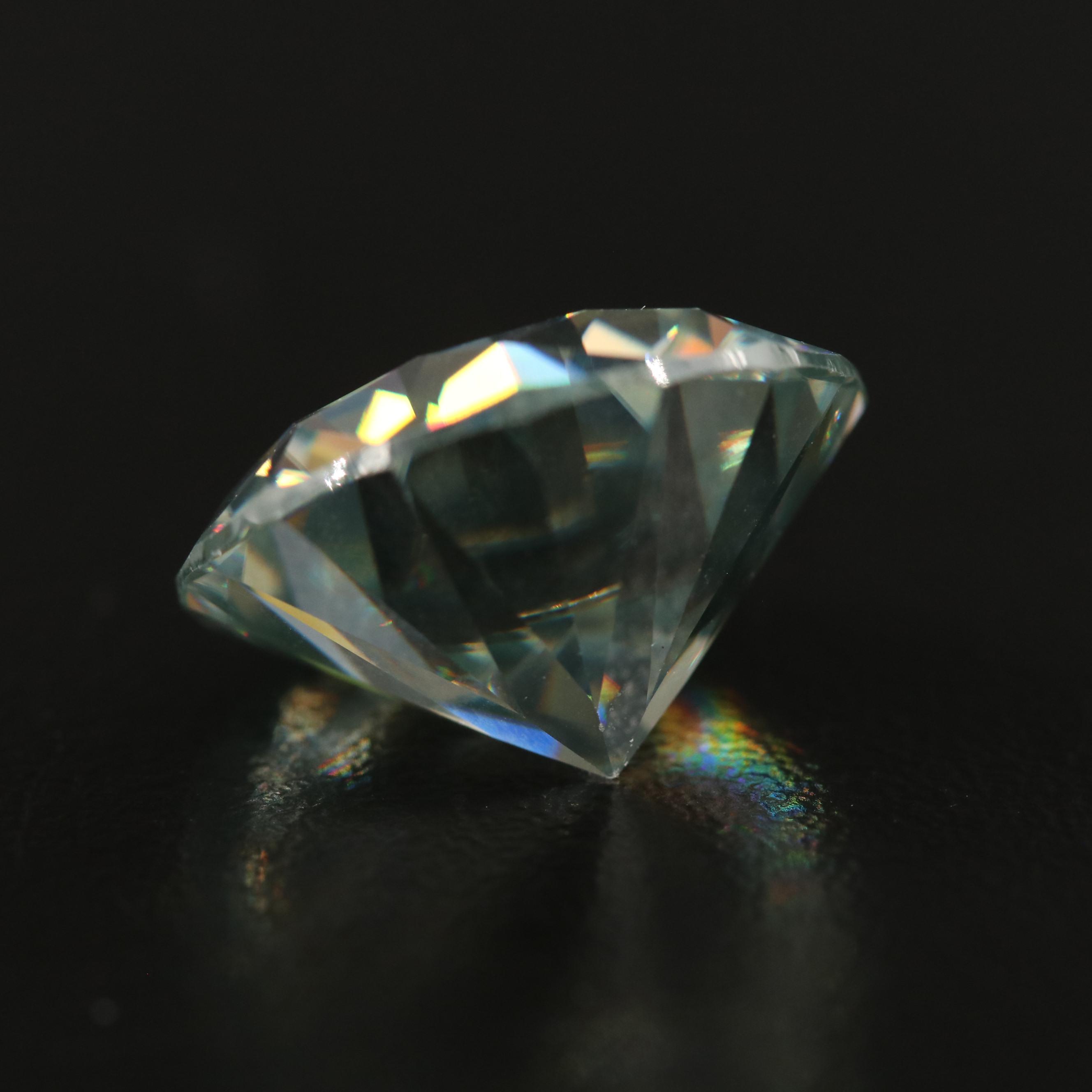 Loose Laboratory Grown Round Brilliant Cut Moissanite