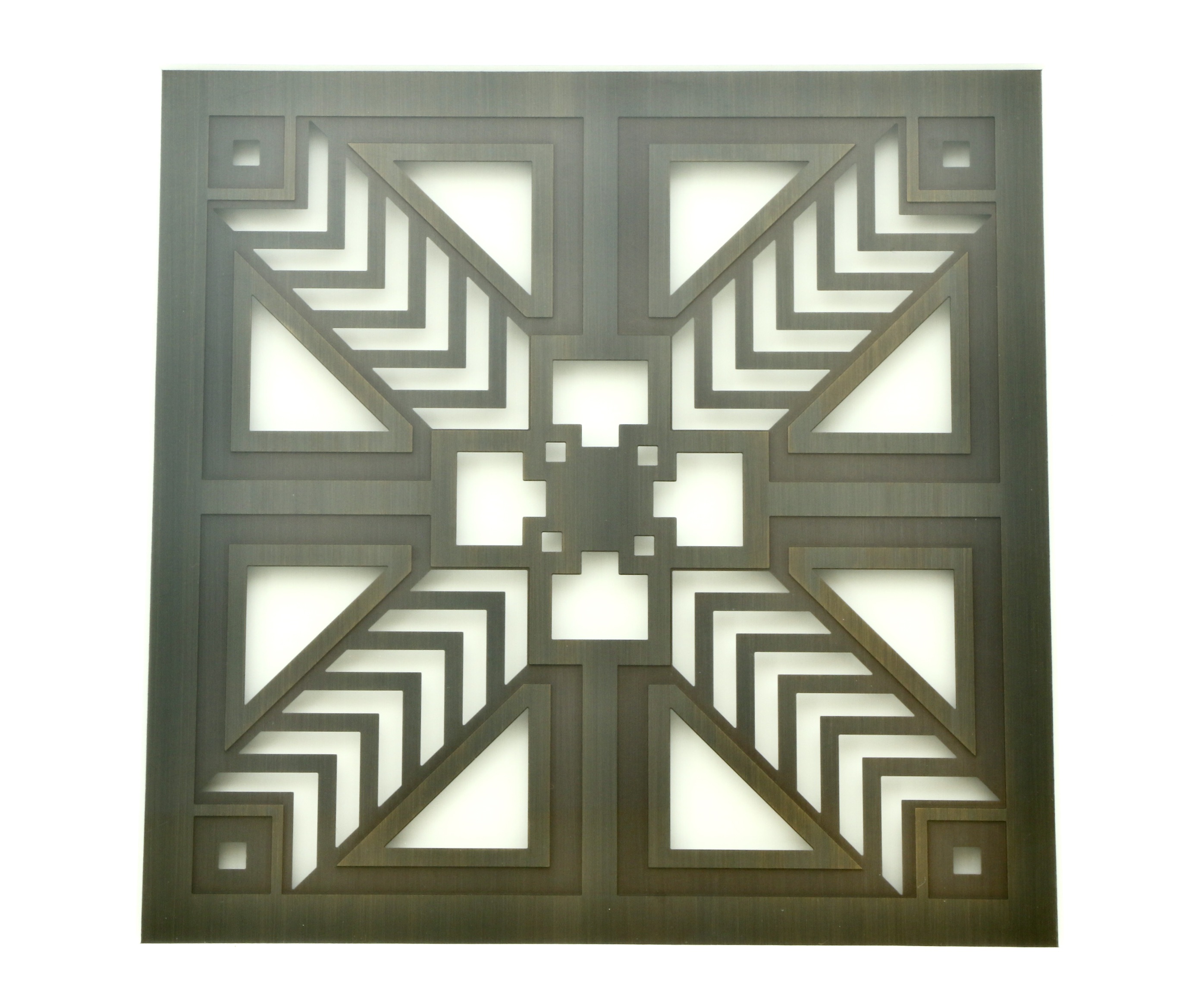 Frank Lloyd Wright Foundation Laser Cut Wooden Wall Panels