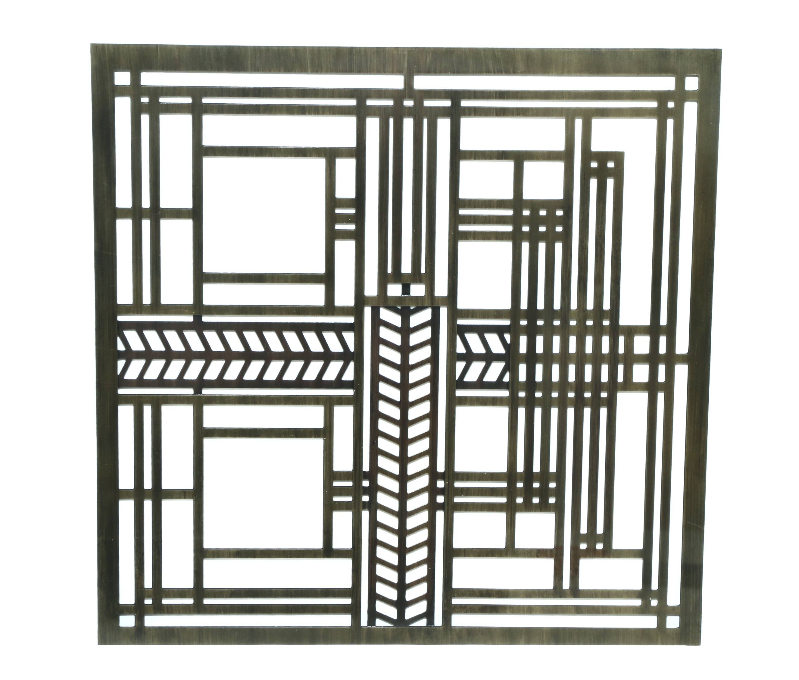 Frank Lloyd Wright Foundation Laser Cut Wooden Wall Panels
