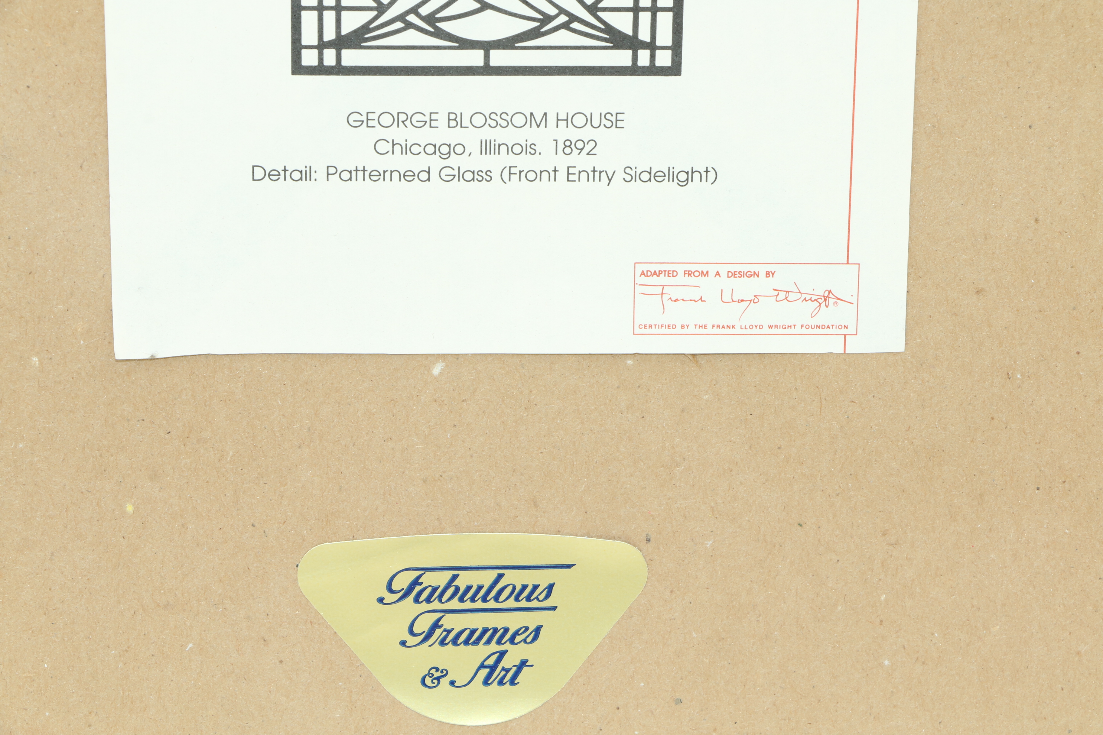 Frank Lloyd Wright Foundation Laser Cut Wooden Wall Panels