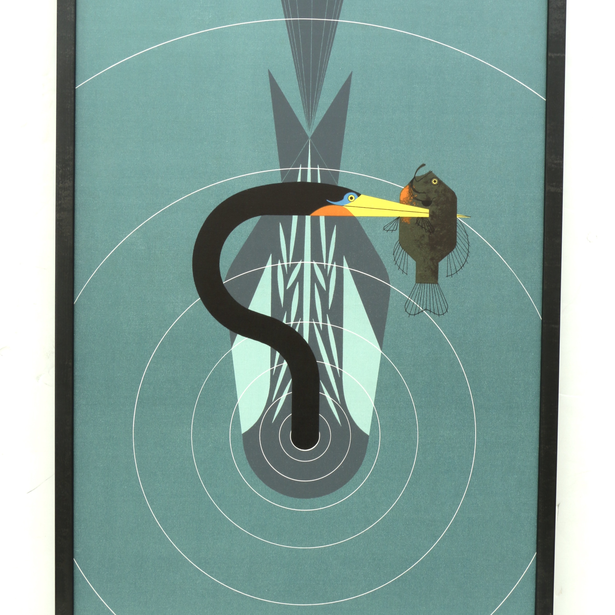 Charley Harper Lithograph "Anhinga"