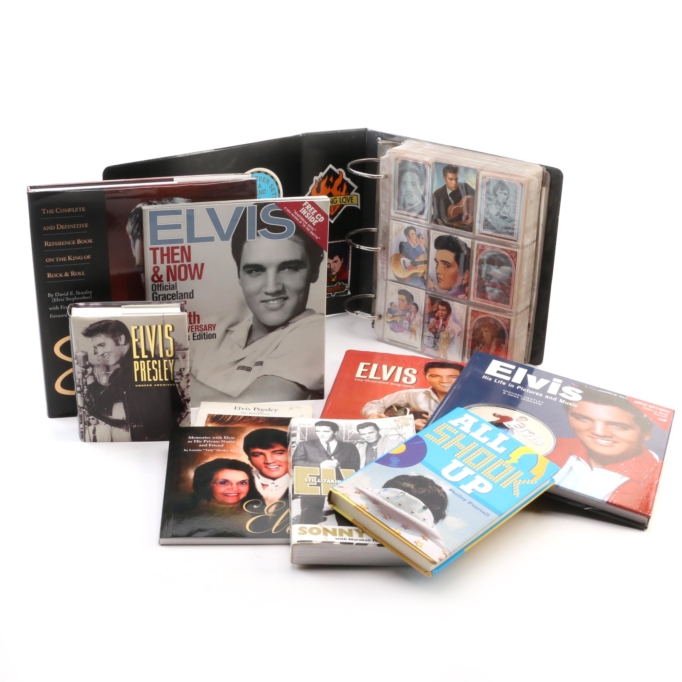 Elvis Presley Books, Trading Cards, and Other Memoribilia