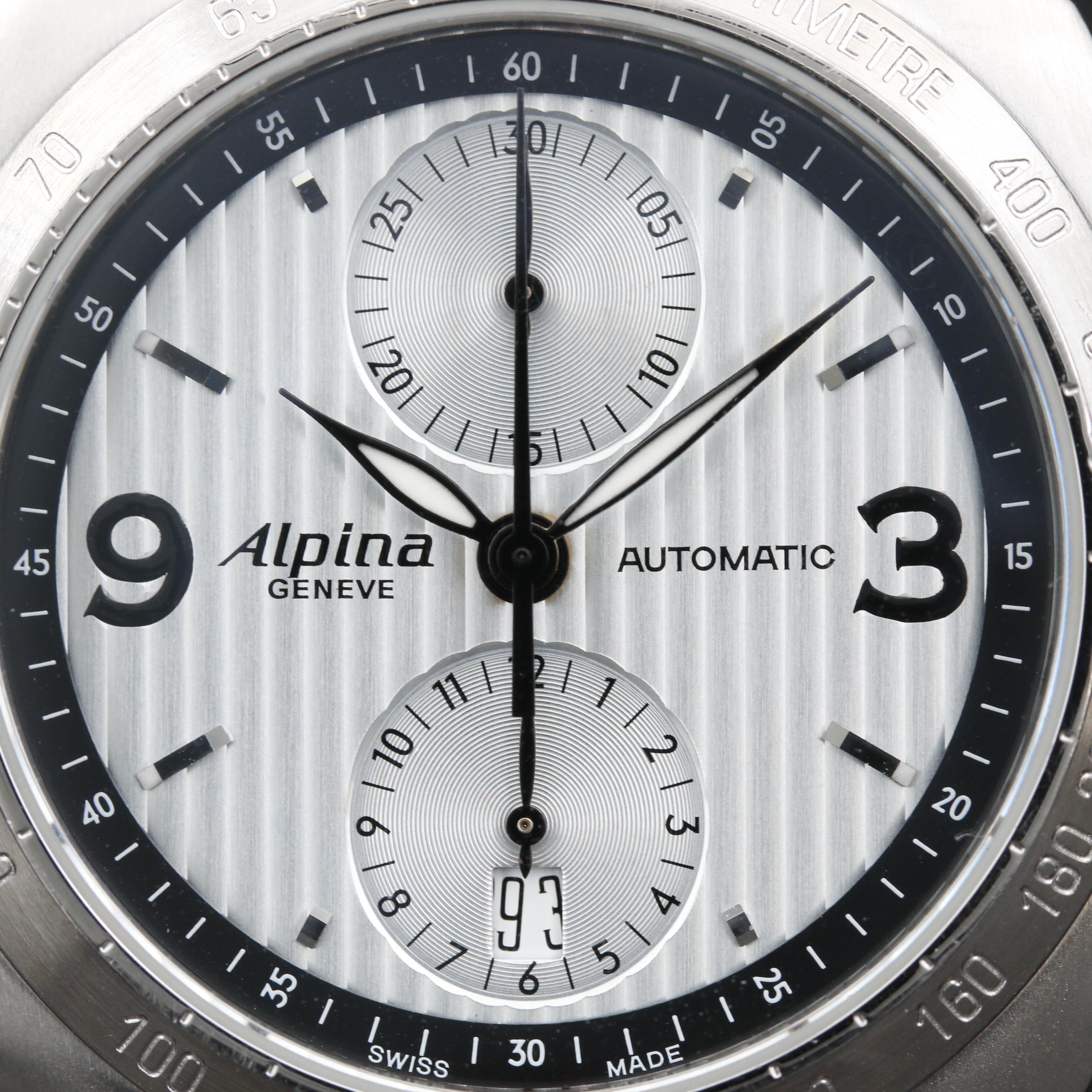 Alpina Avalanche Chronograph Stainless Steel Automatic Watch