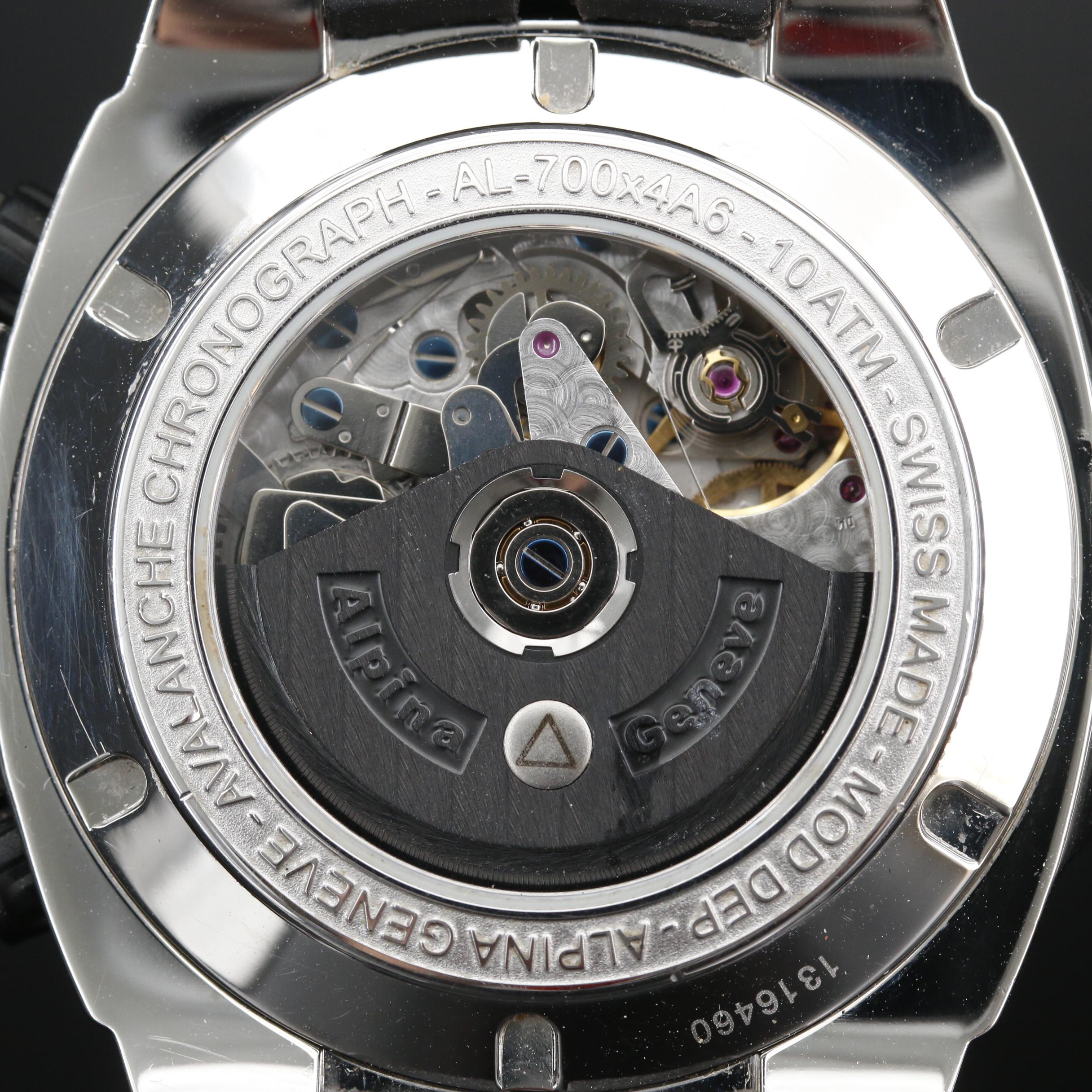 Alpina Avalanche Chronograph Stainless Steel Automatic Watch