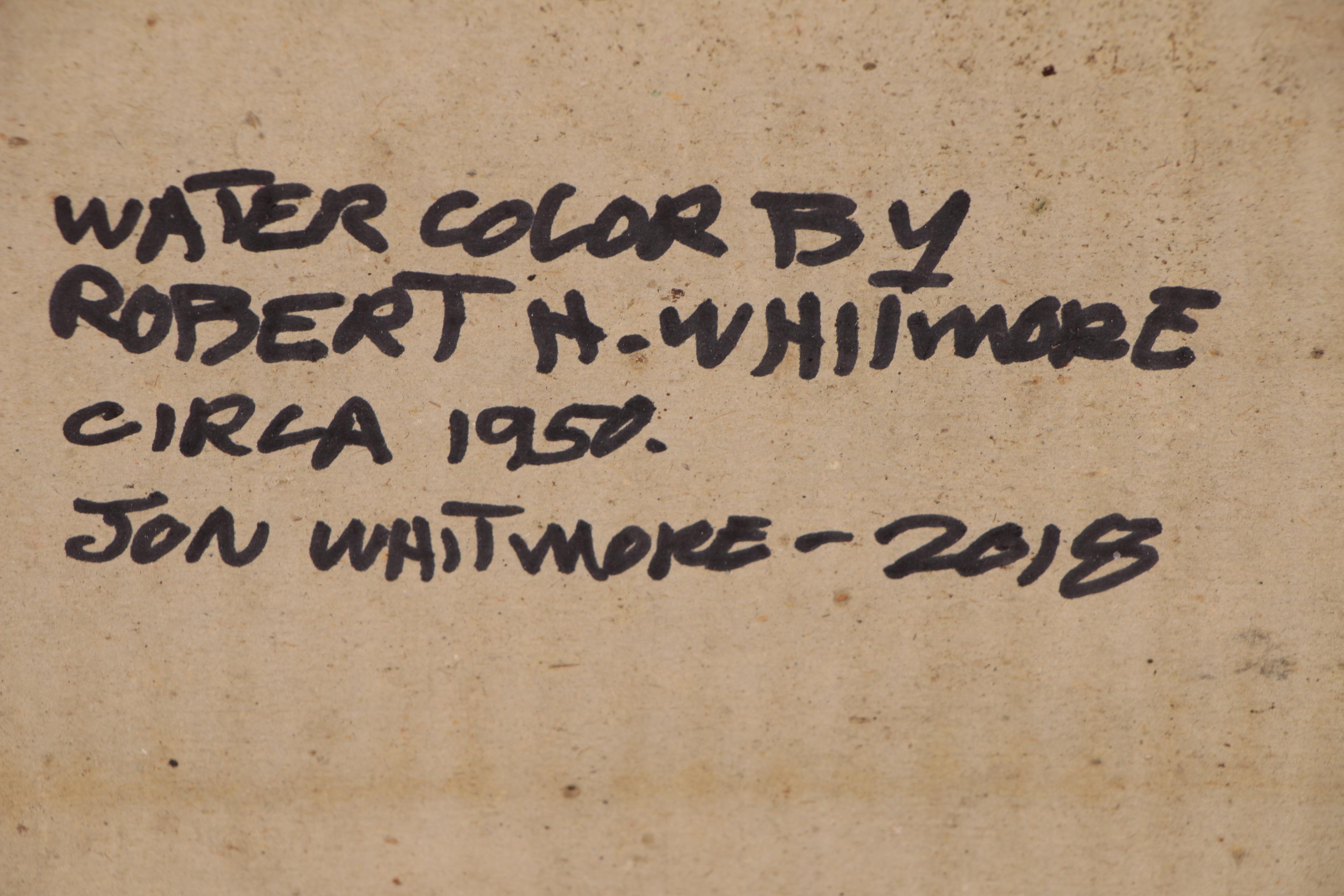 Robert Whitmore Watercolor Paintings of Women, Circa 1940