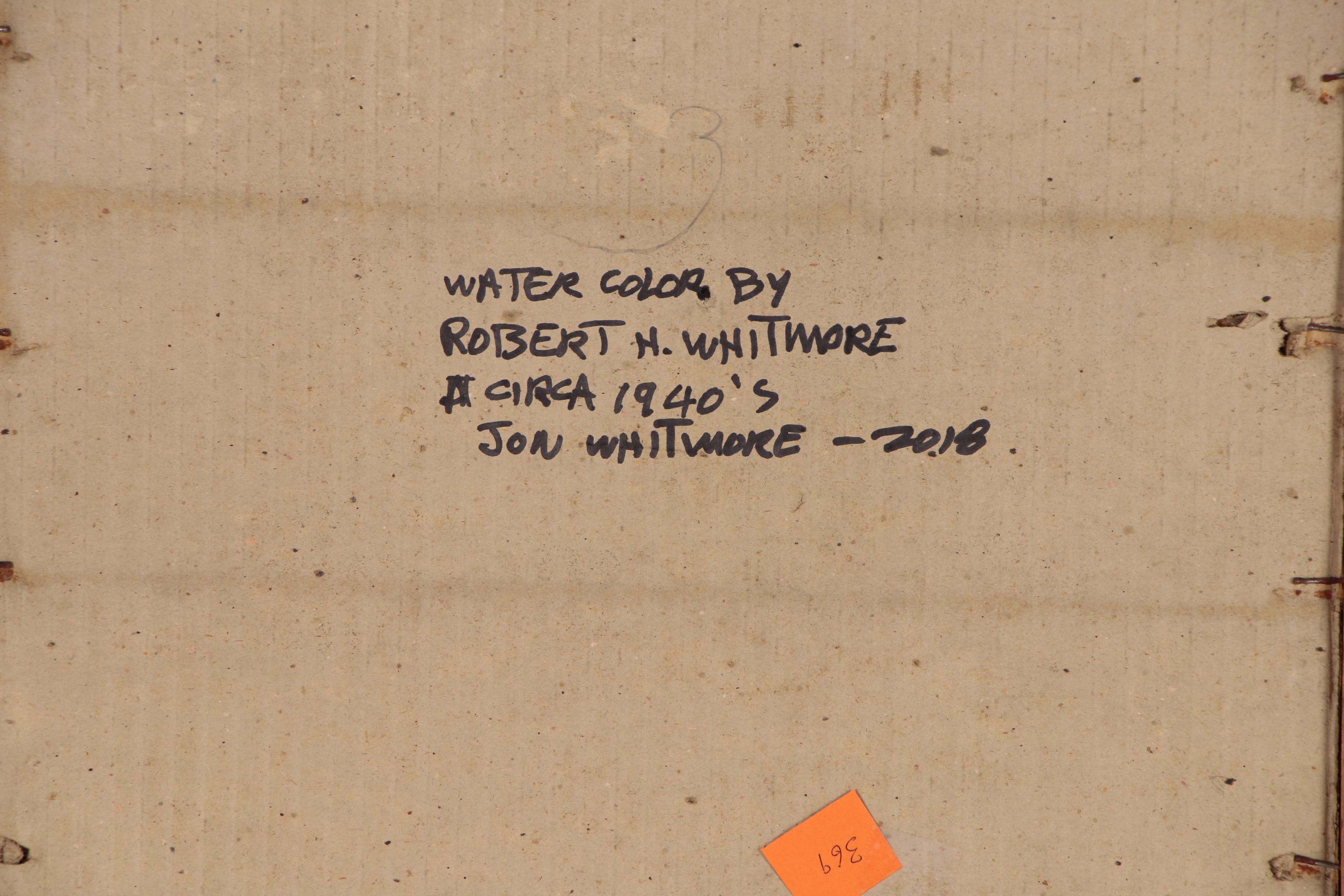 Robert Whitmore Watercolor Paintings of Women, Circa 1940