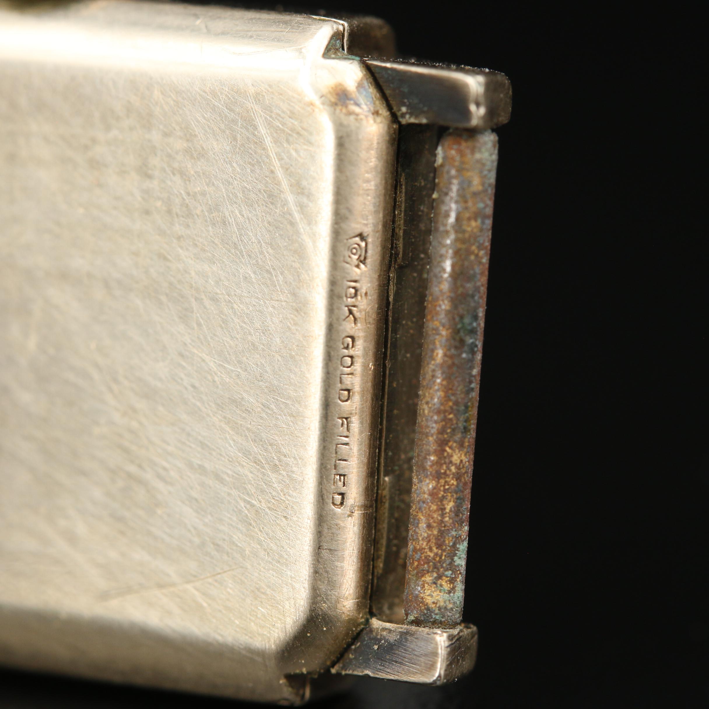 1946 Elgin "Deluxe" 10K Gold Filled Stem Wind Watch