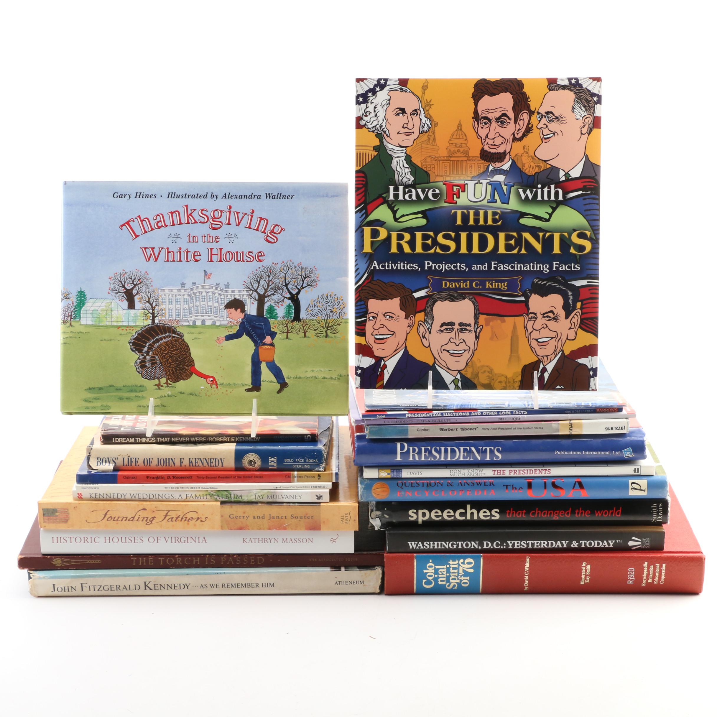 U.S. Presidential Biographies with American History Books and More
