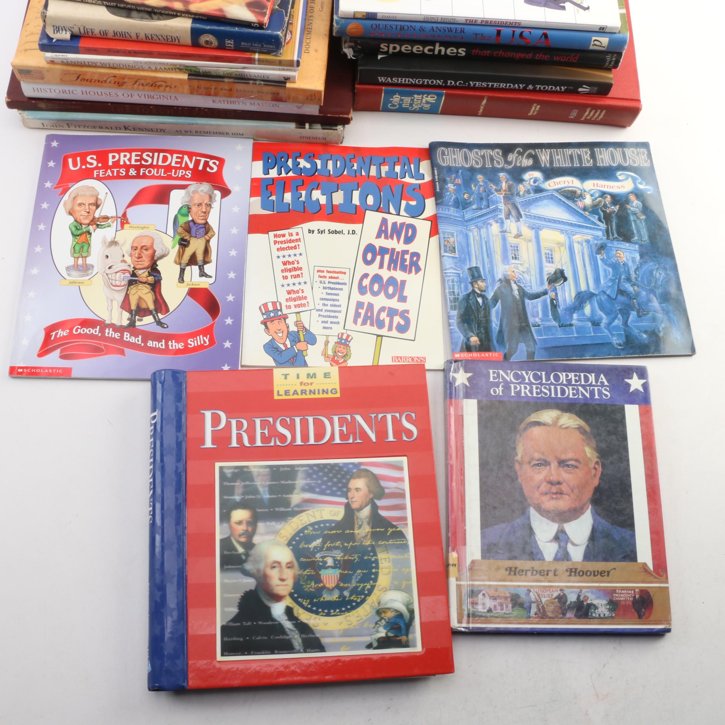 U.S. Presidential Biographies with American History Books and More
