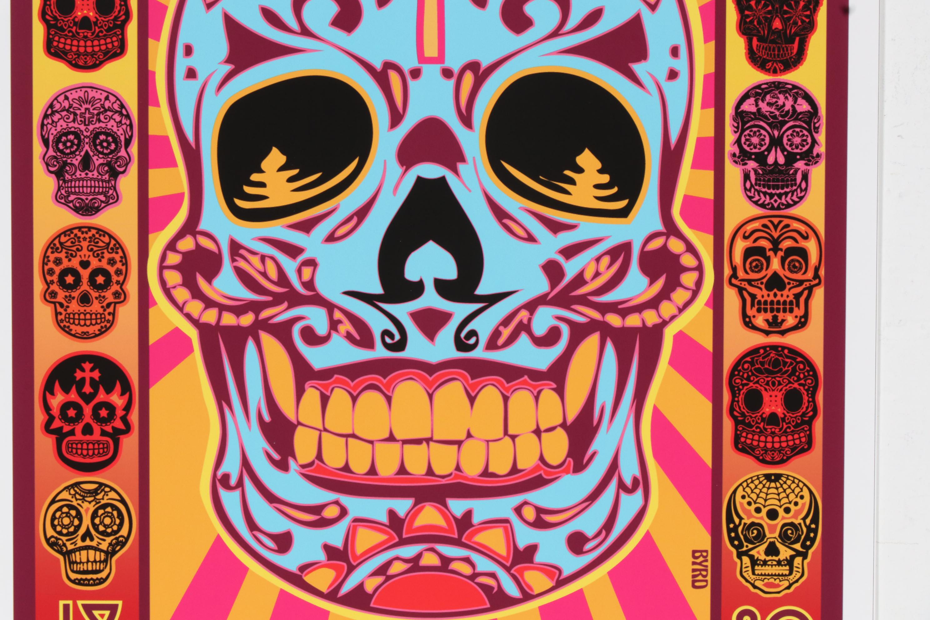 David Edward Byrd Giclée "The Grateful Dead 50th Year Concerts, 1965 - 2015"