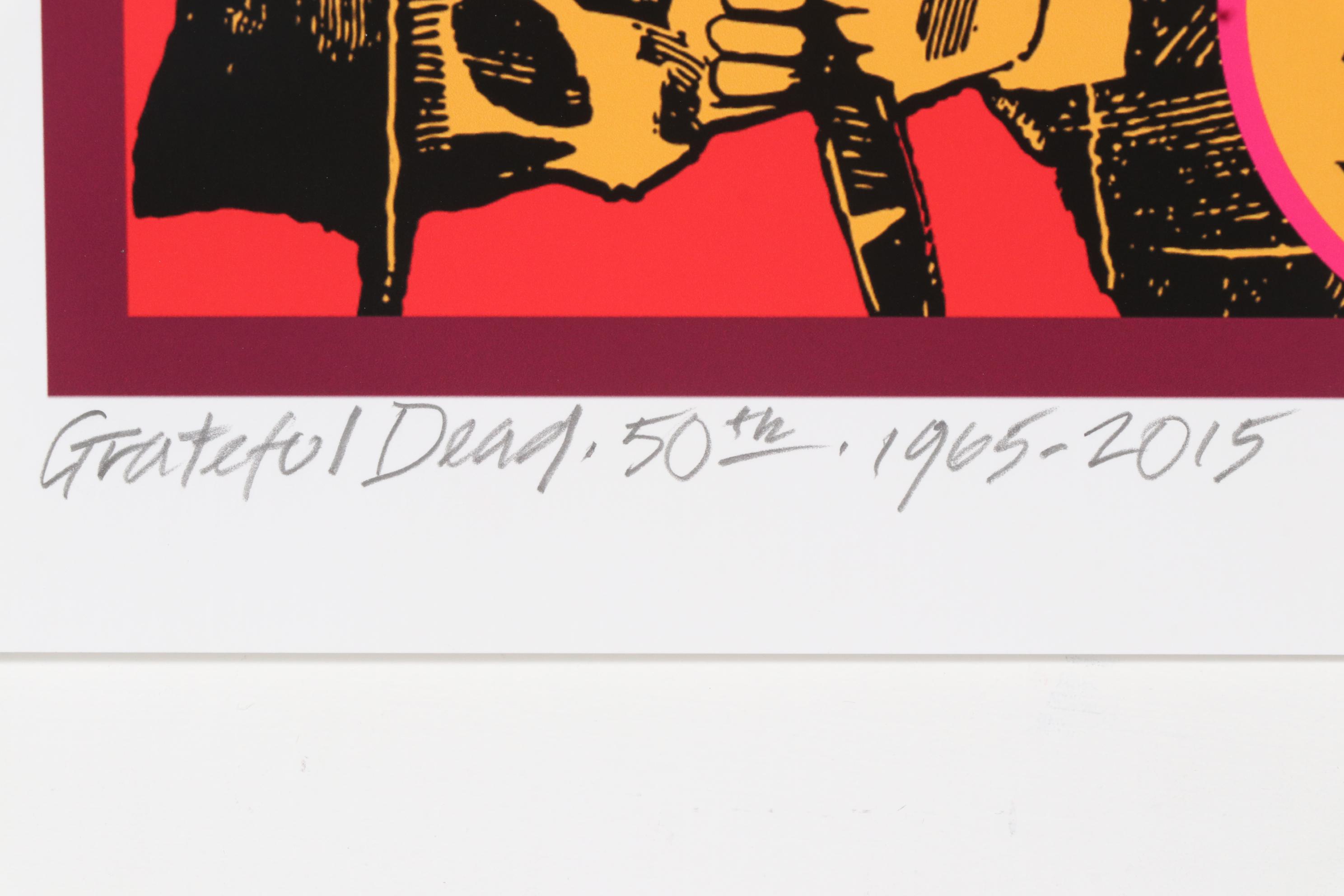 David Edward Byrd Giclée "The Grateful Dead 50th Year Concerts, 1965 - 2015"