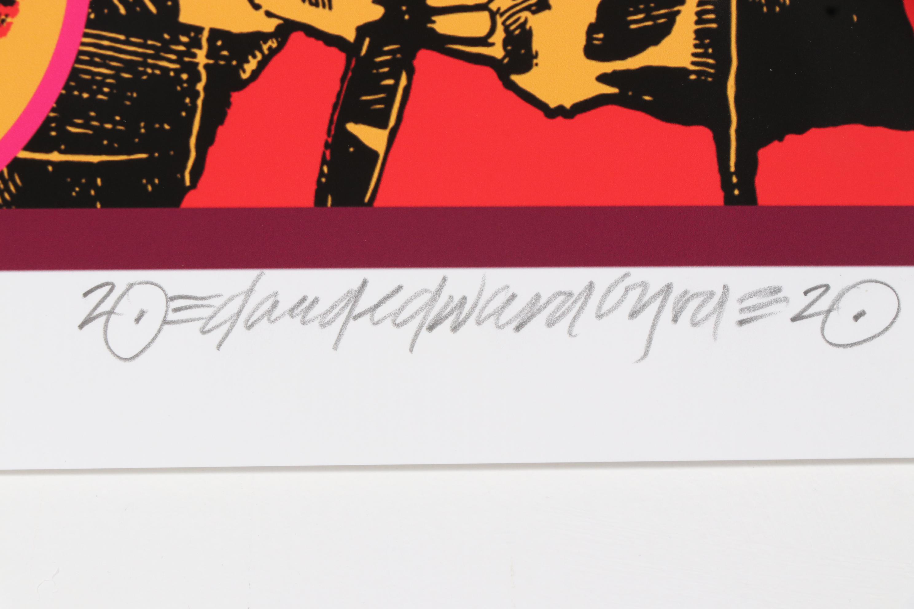 David Edward Byrd Giclée "The Grateful Dead 50th Year Concerts, 1965 - 2015"