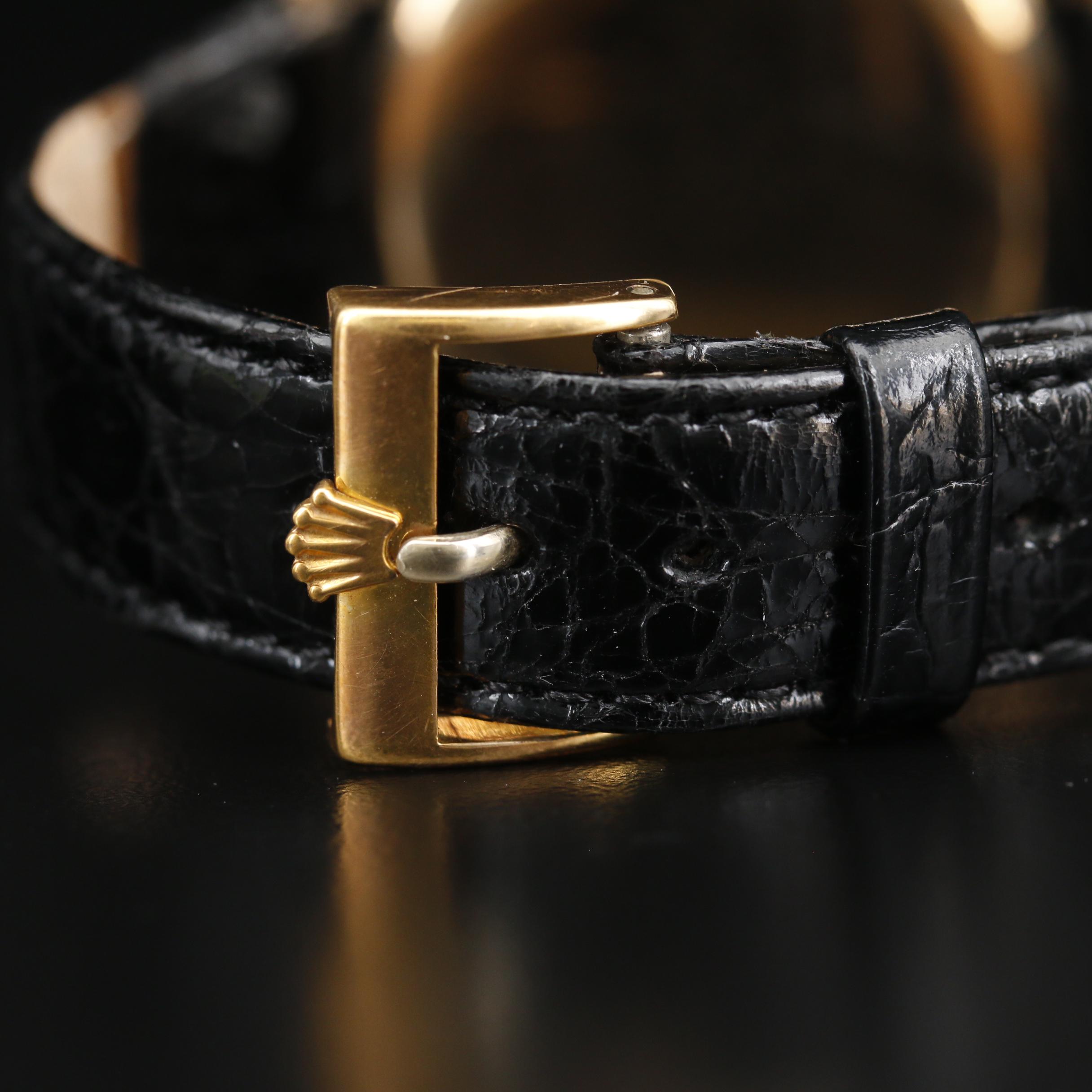 1968 Tudor 9K Gold Stem Wind Watch