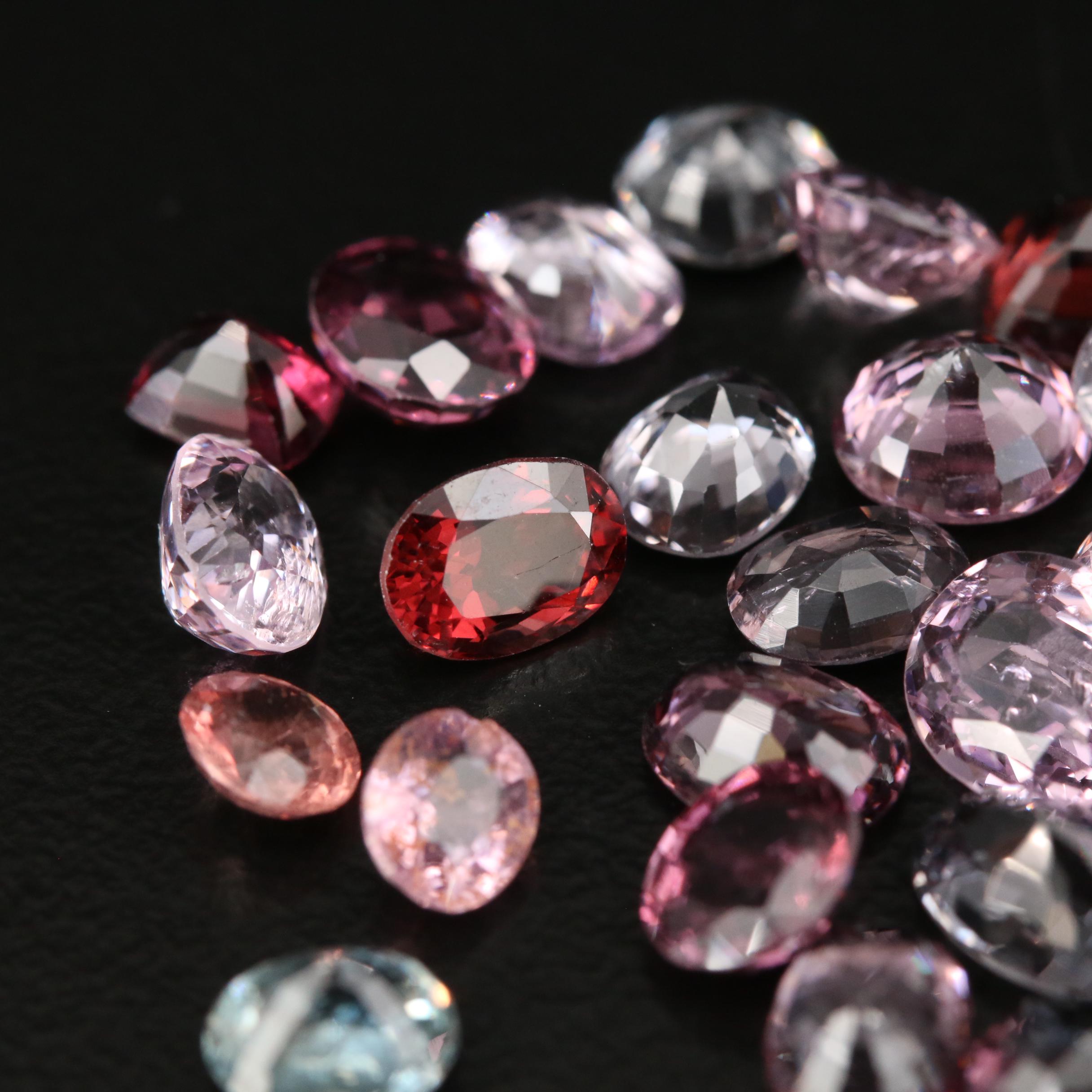 Loose 23.01 CTW Mixed Faceted Spinel
