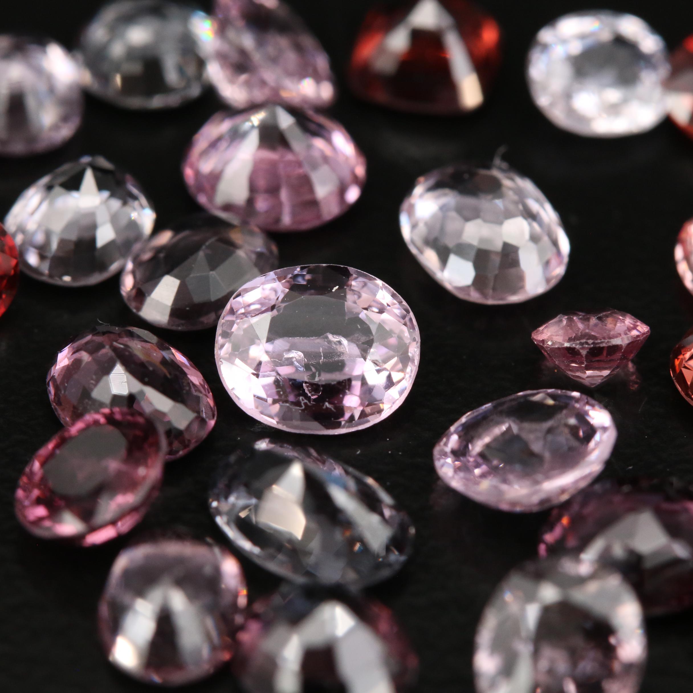 Loose 23.01 CTW Mixed Faceted Spinel