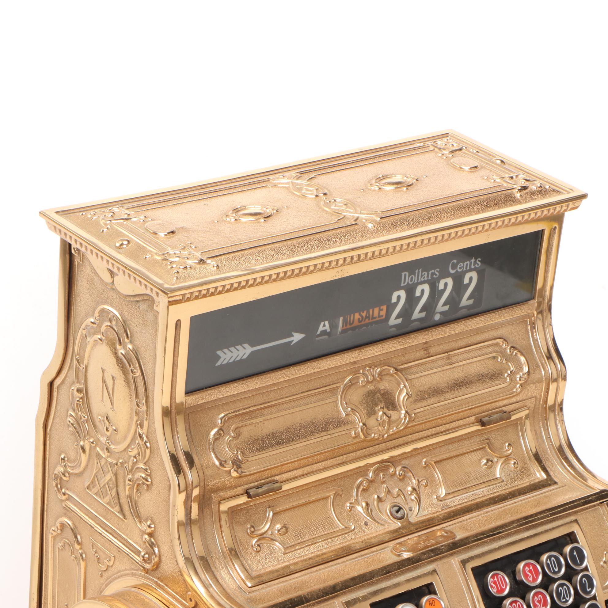 National Cash Register Company Model 1066-G Brass Cash Register