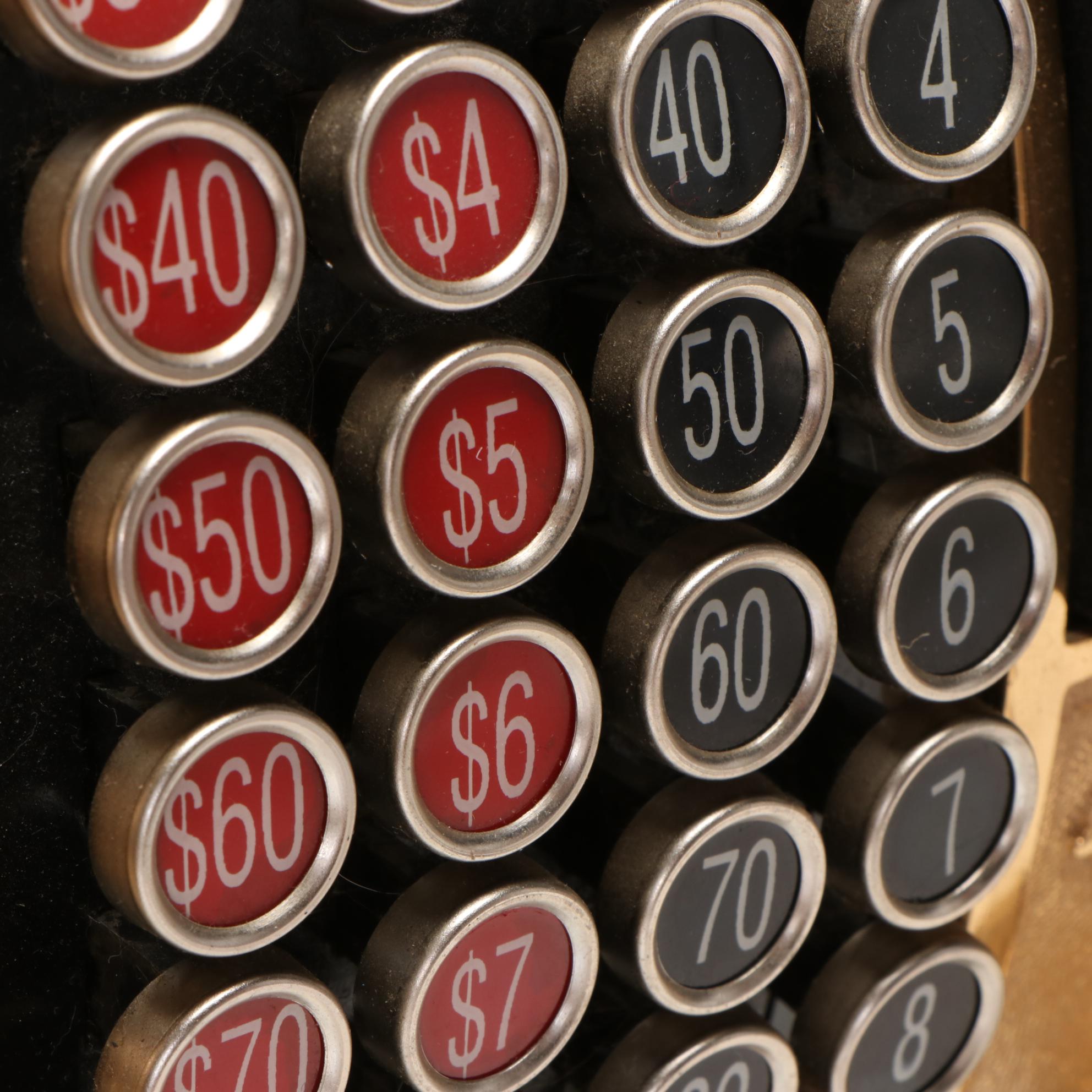 National Cash Register Company Model 1066-G Brass Cash Register