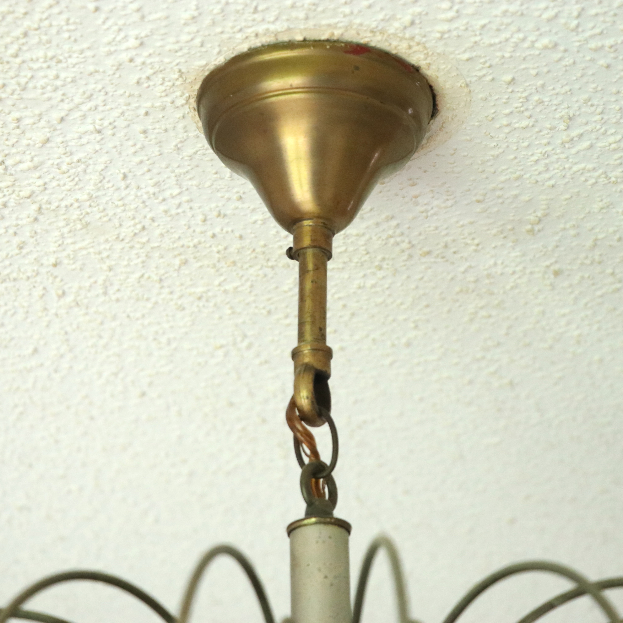 Murano Floral Pendant Waterfall Chandelier, Mid to Late 20th Century