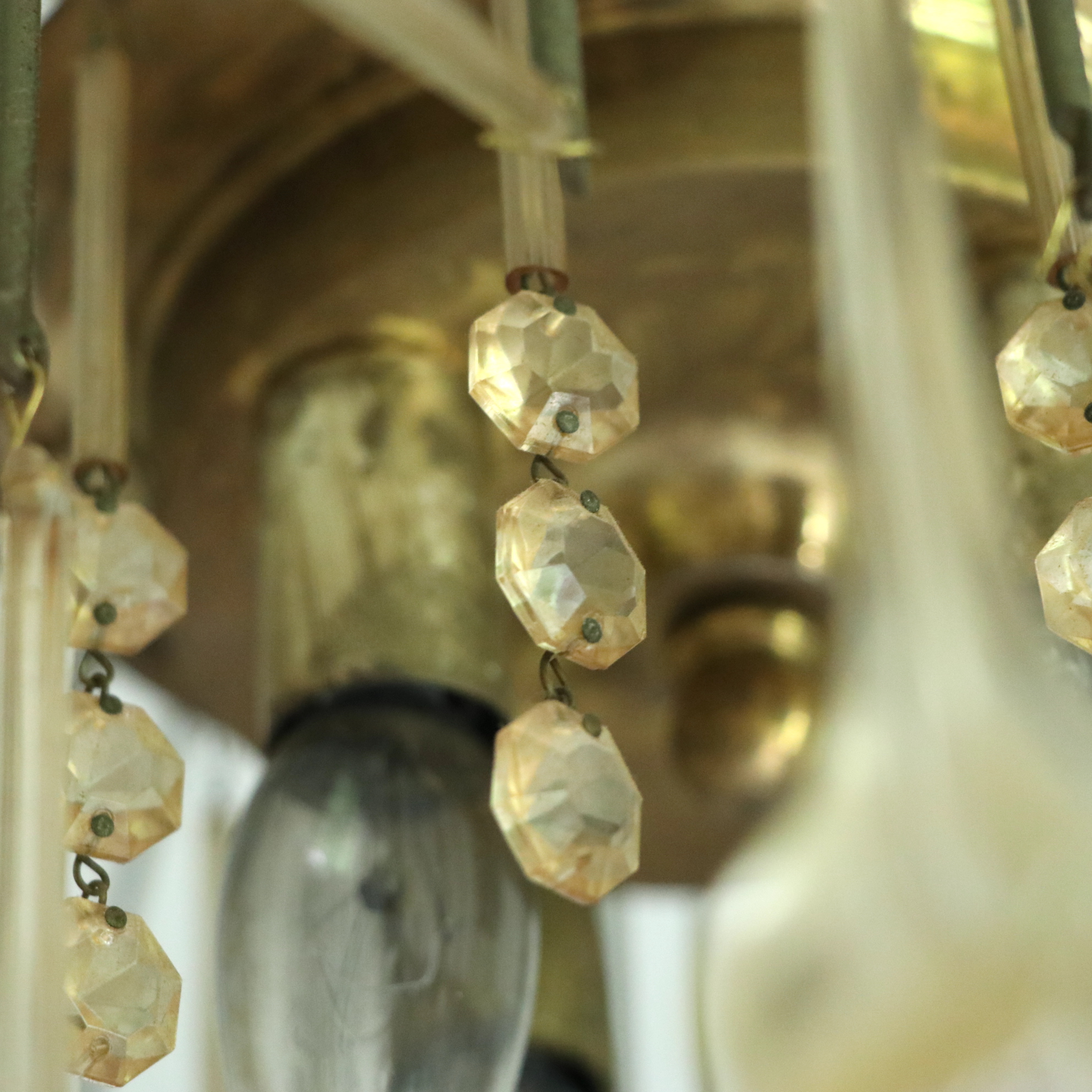 Murano Floral Pendant Waterfall Chandelier, Mid to Late 20th Century