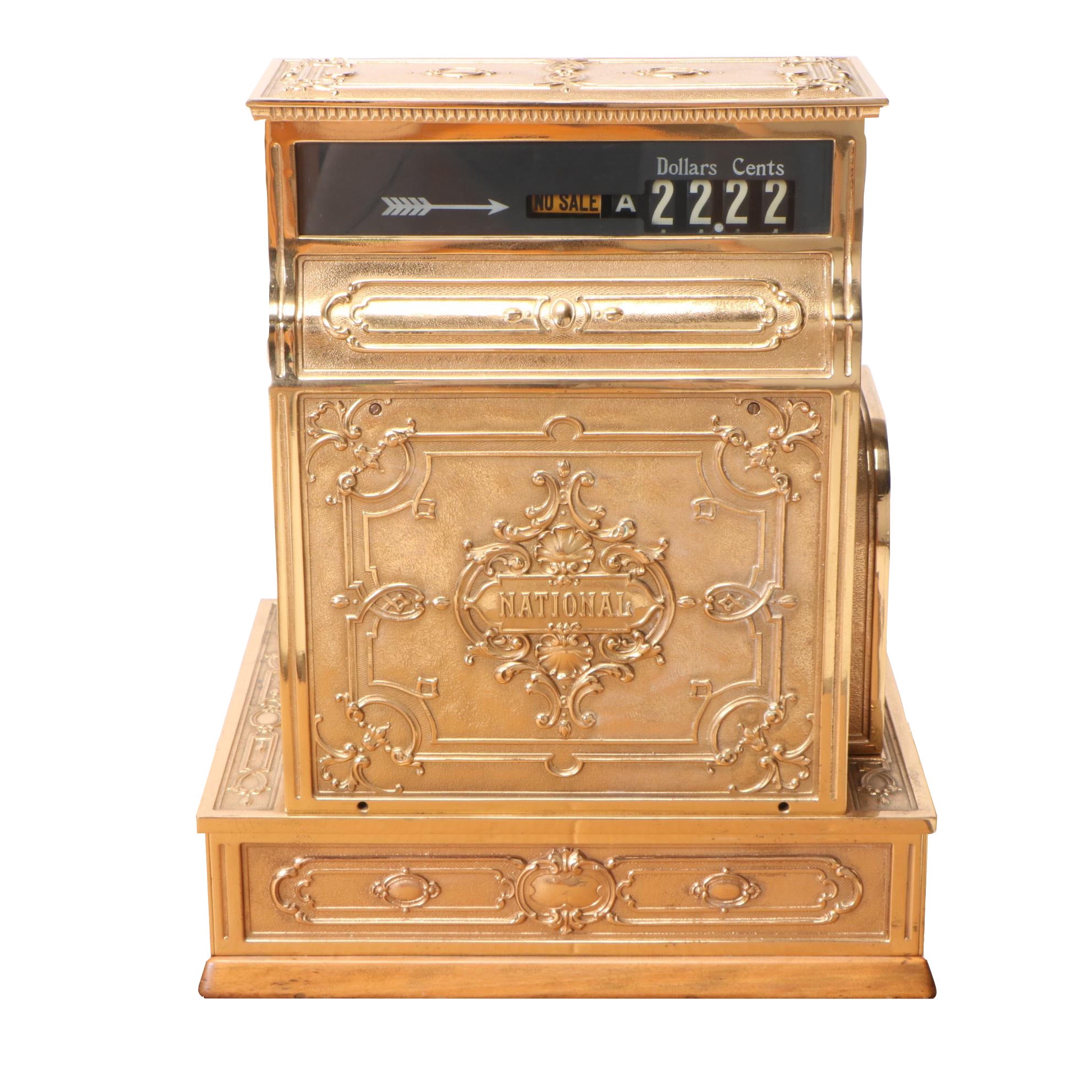 National Cash Register Company Model 1066-G Brass Cash Register