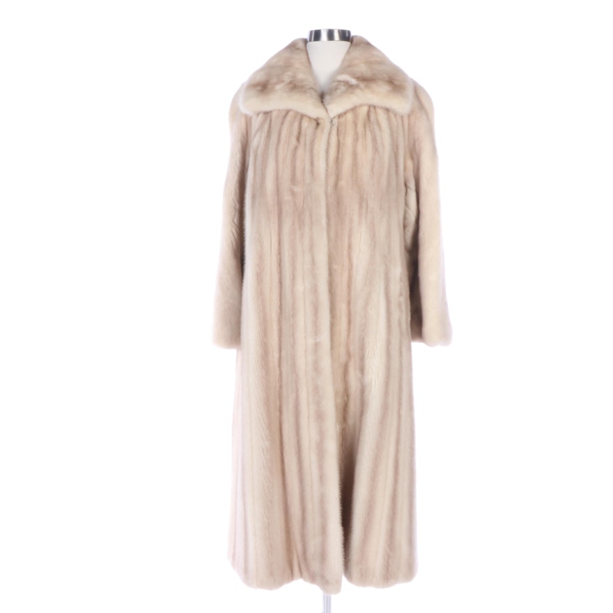 Emba Arcturus Lavender Beige Mink Fur Coat from Sincerely Gidding Jenny