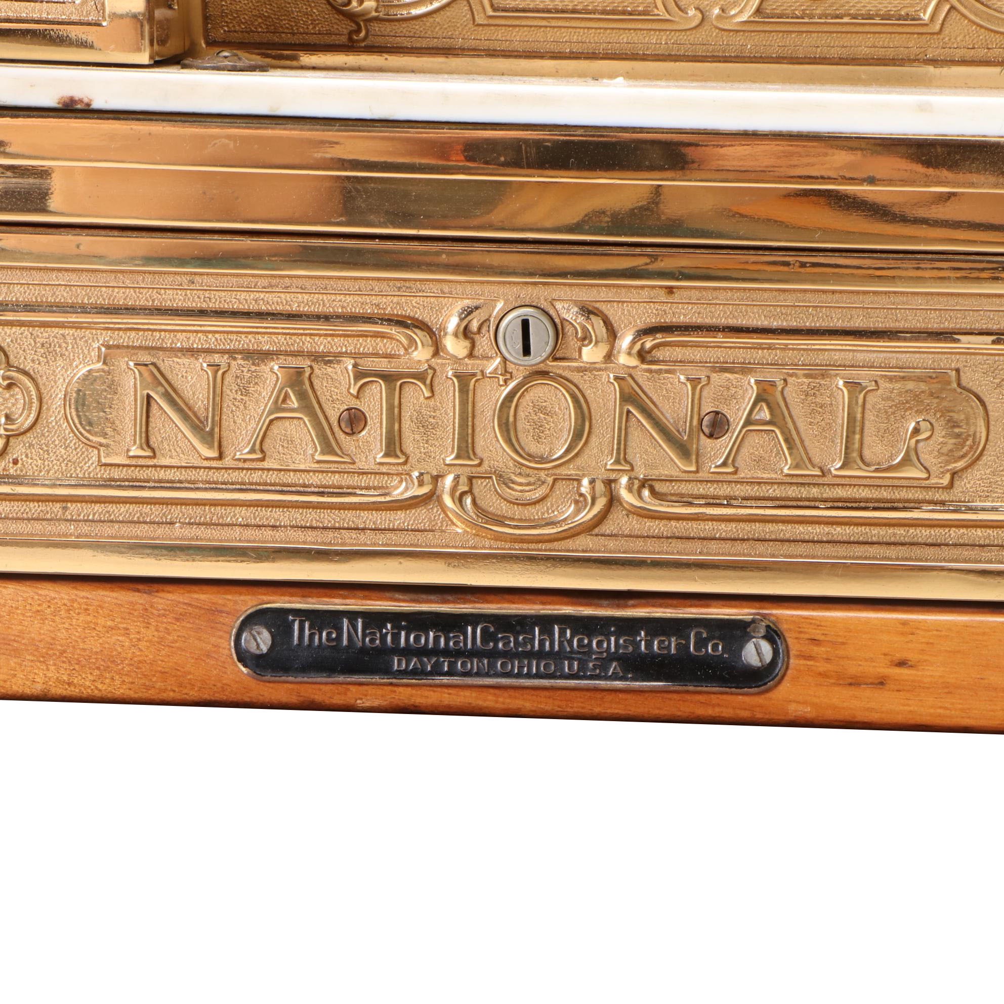 National Cash Register Company Model 1066-G Brass Cash Register