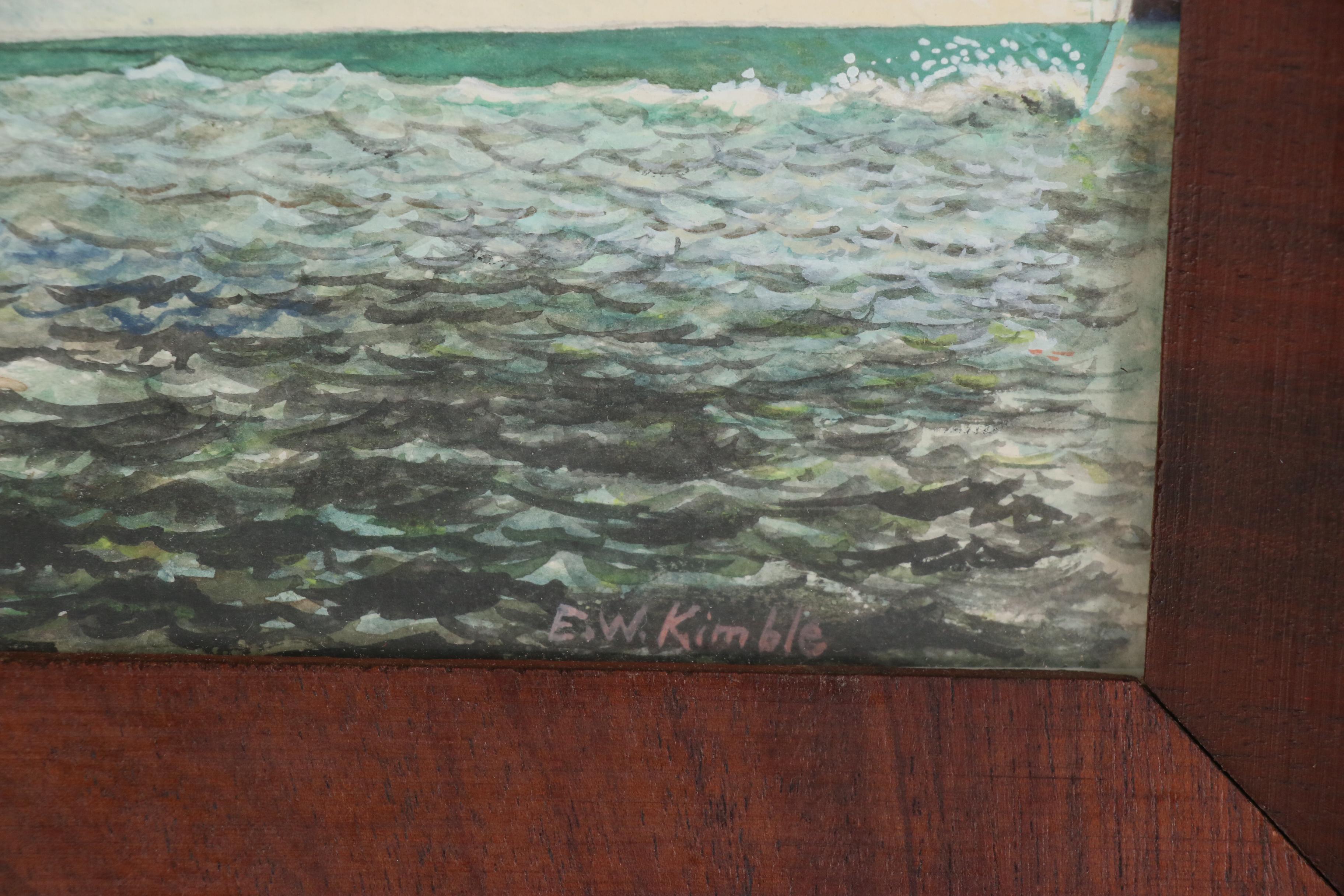 Watercolor Painting of Steamboat "Mary Powell"