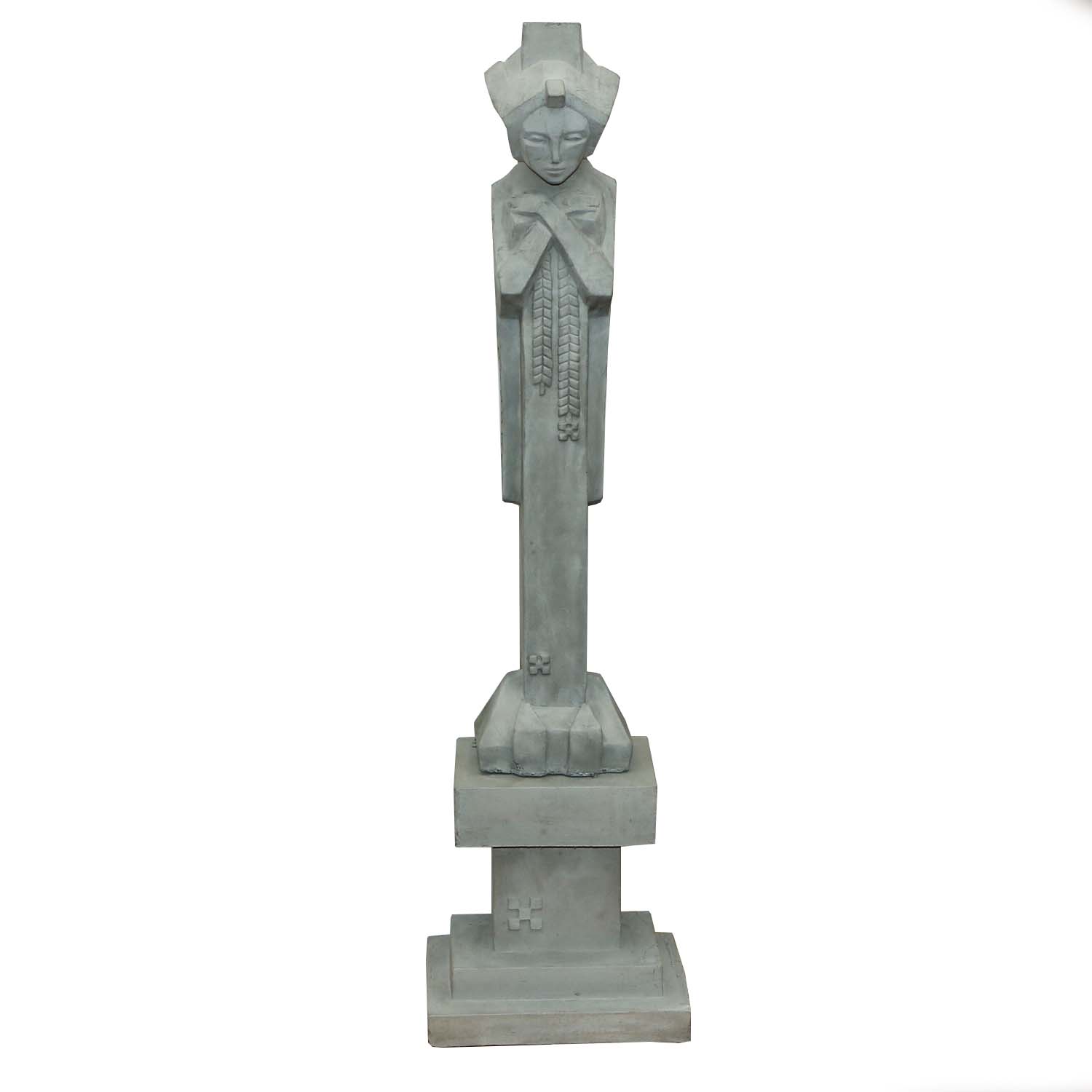 Concrete Sculpture After Frank Lloyd Wright "Sprite" from Midway Gardens