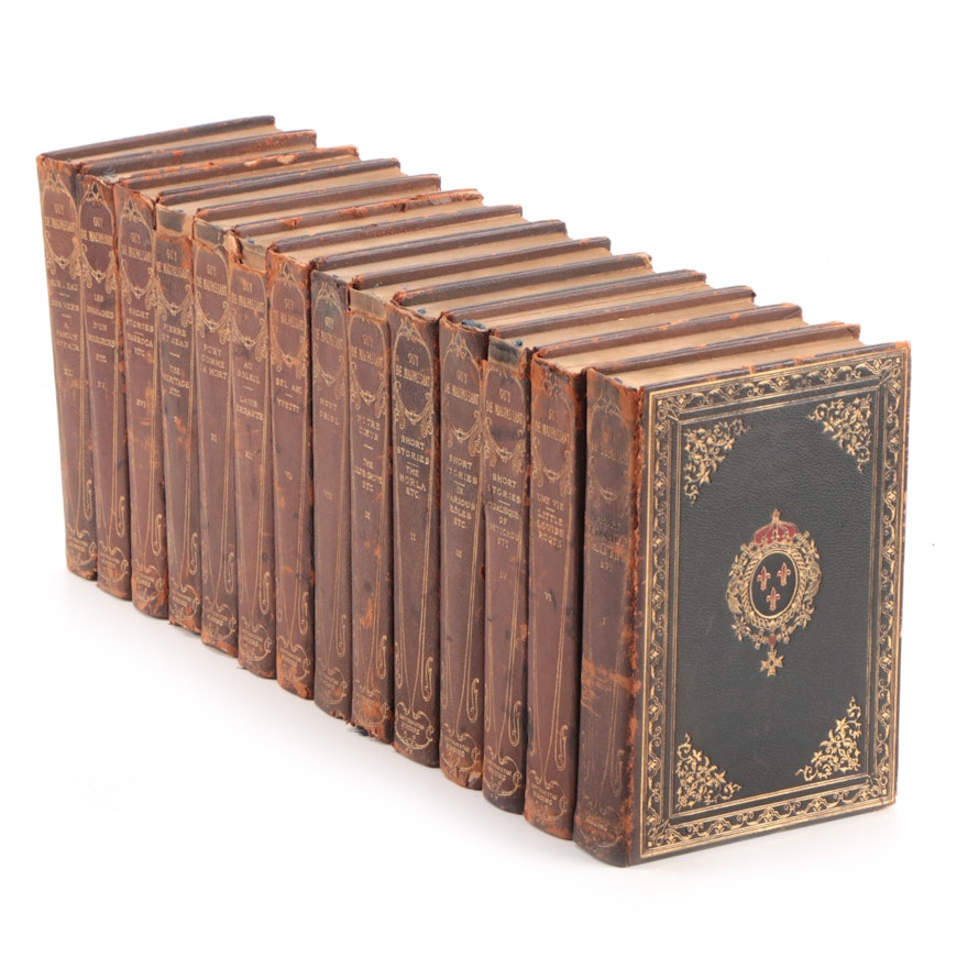 Limited Edition "The Works Guy de Maupassant" Near Complete Set, 1903