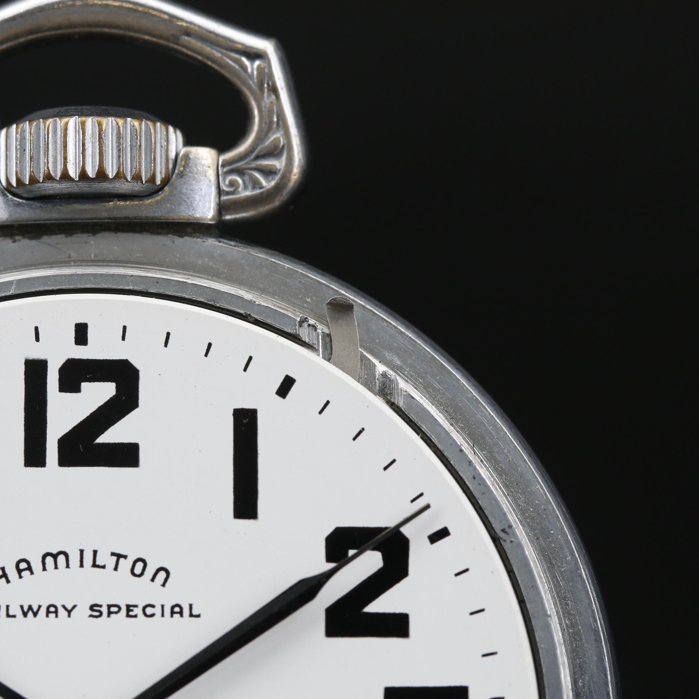 1949 Hamilton "Railway Special" Open Face Pocket Watch