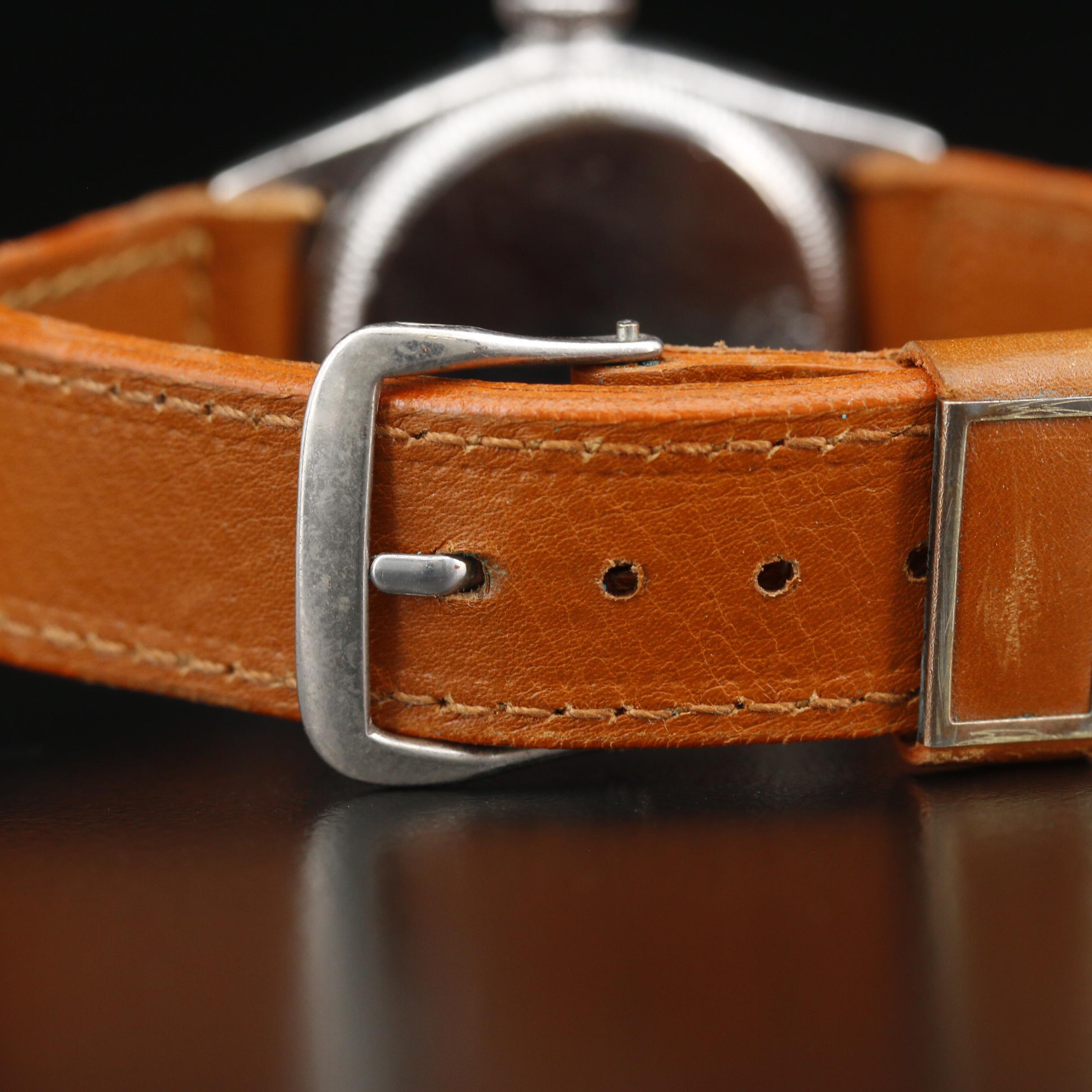 1942 Rolex Oyster Perpetual California Dial Stainless Steel Stem Wind Watch