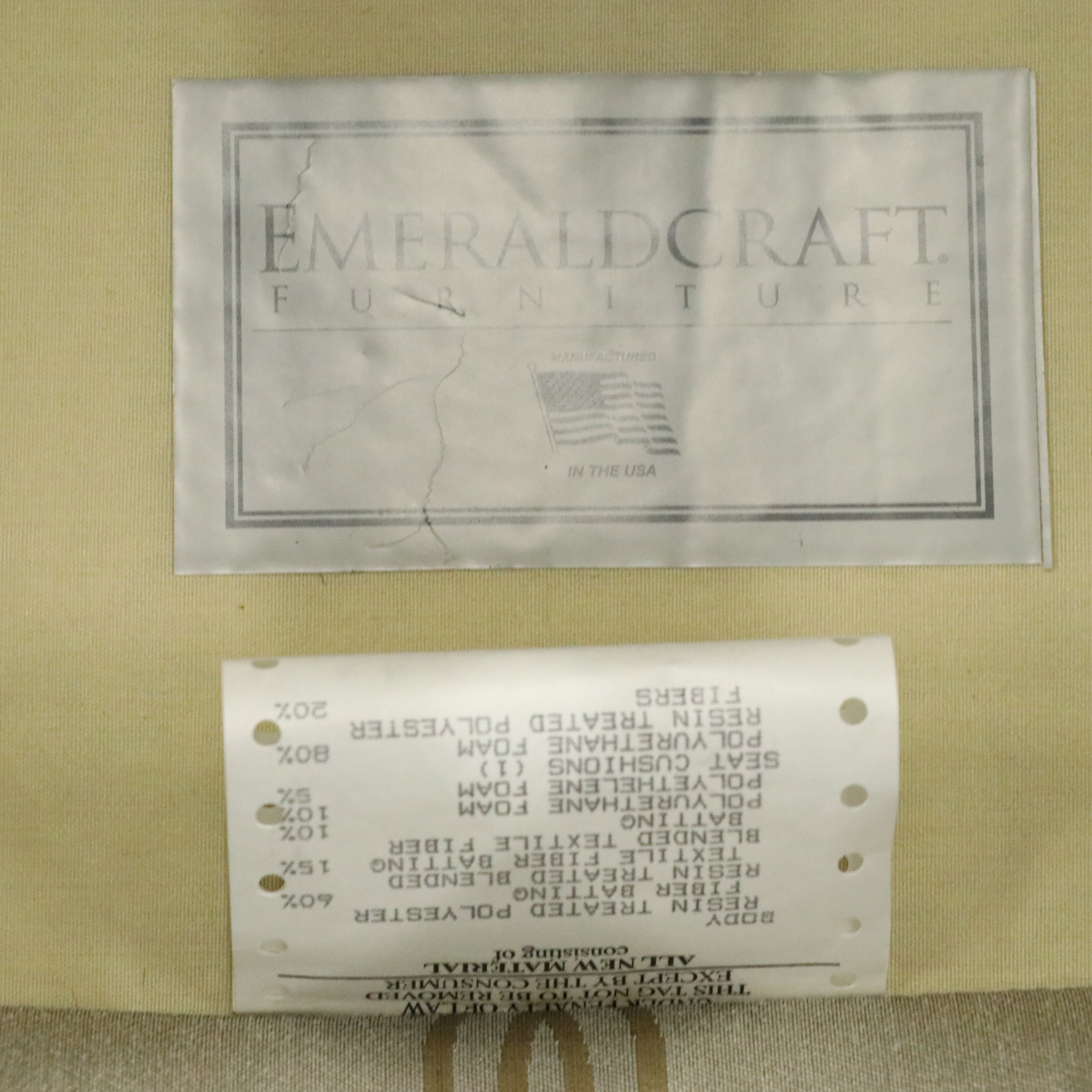 Emerald Craft Furniture Upholstered High Back Armchair