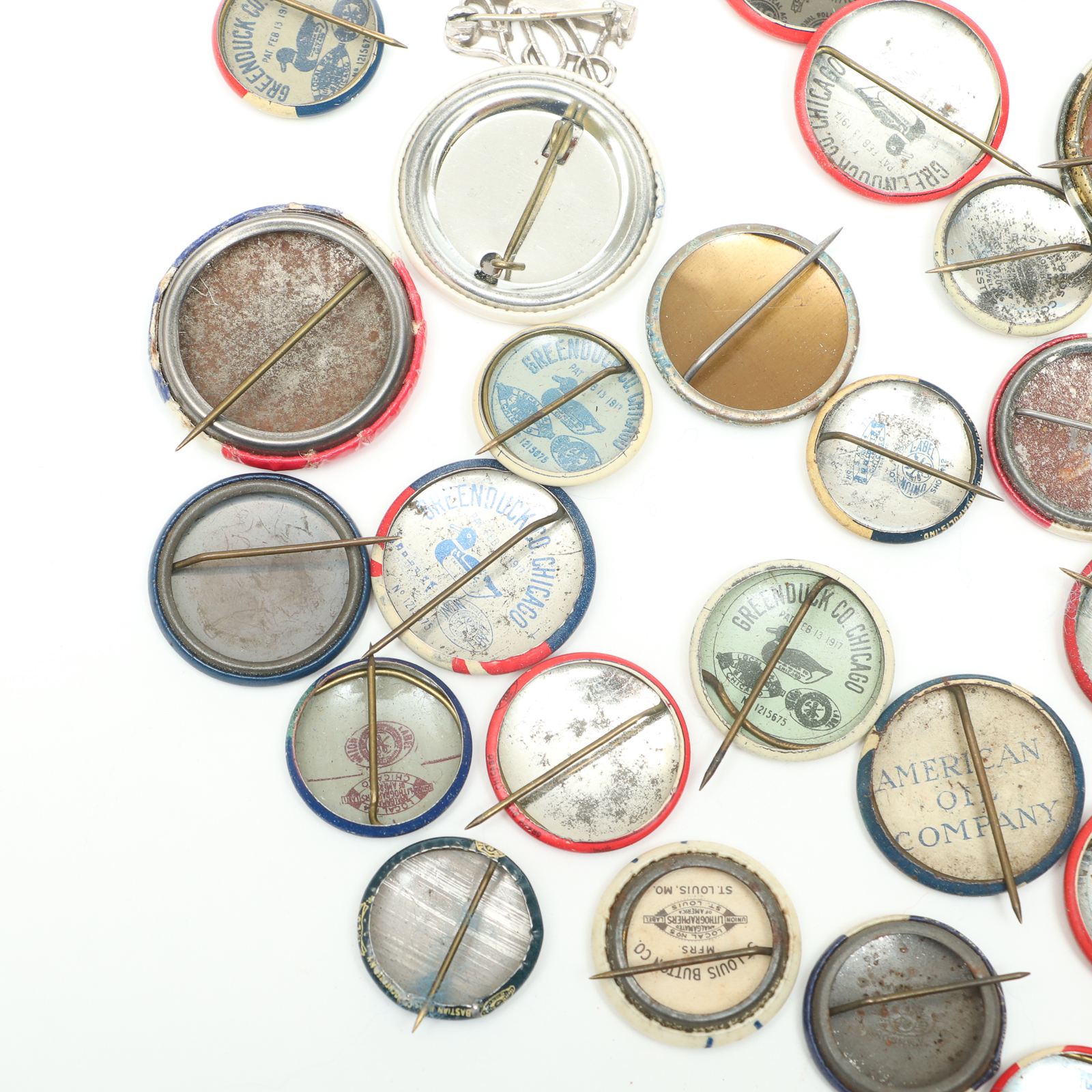 Franklin D. Roosevelt Campaign Era Buttons, Pinbacks and Lapel Tab