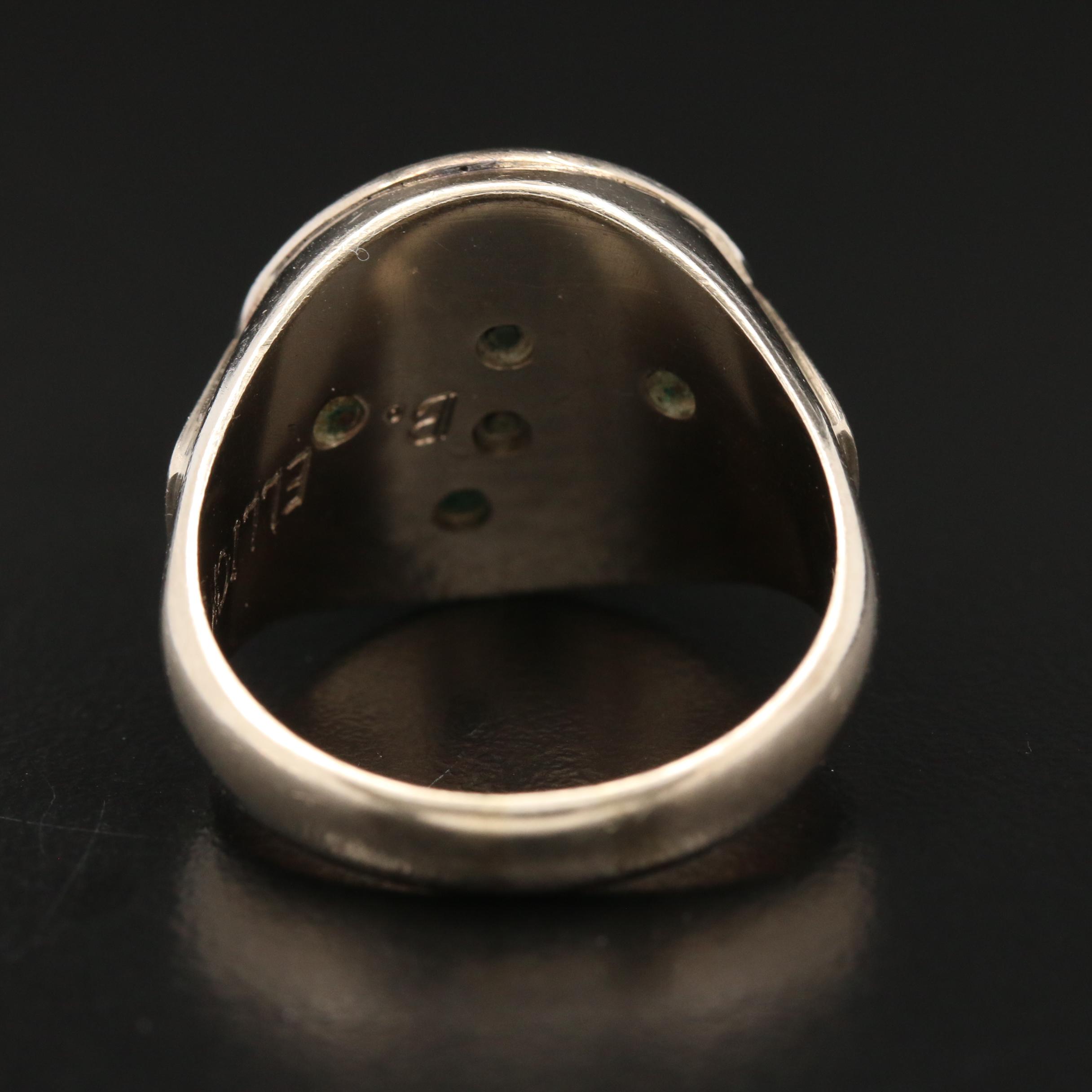 10K "Cadillac Crest Club" Signet Ring