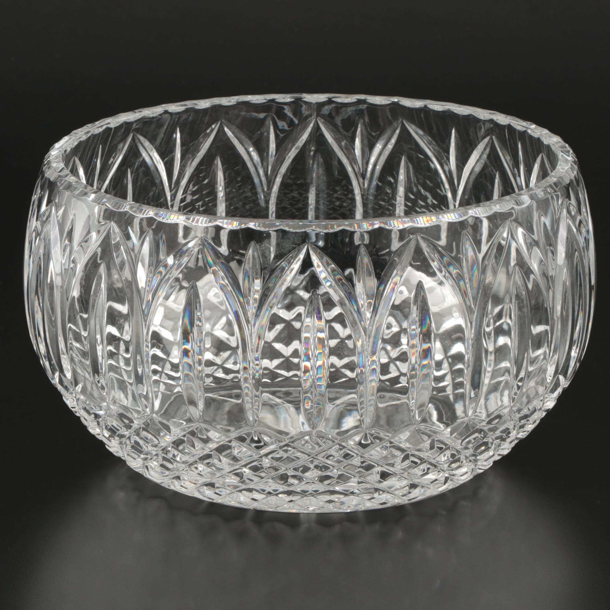 Crystal Centerpiece Bowl