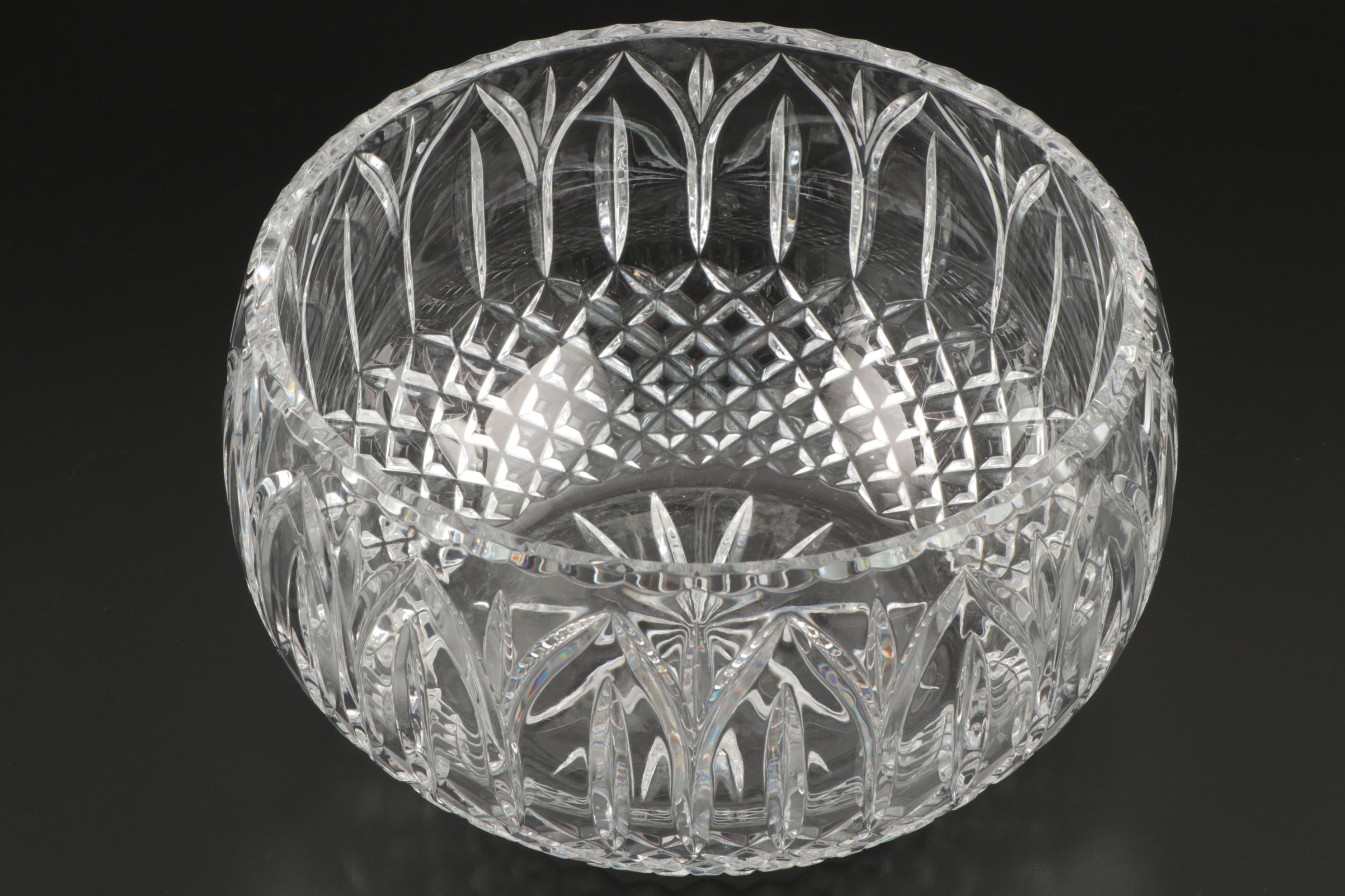 Crystal Centerpiece Bowl