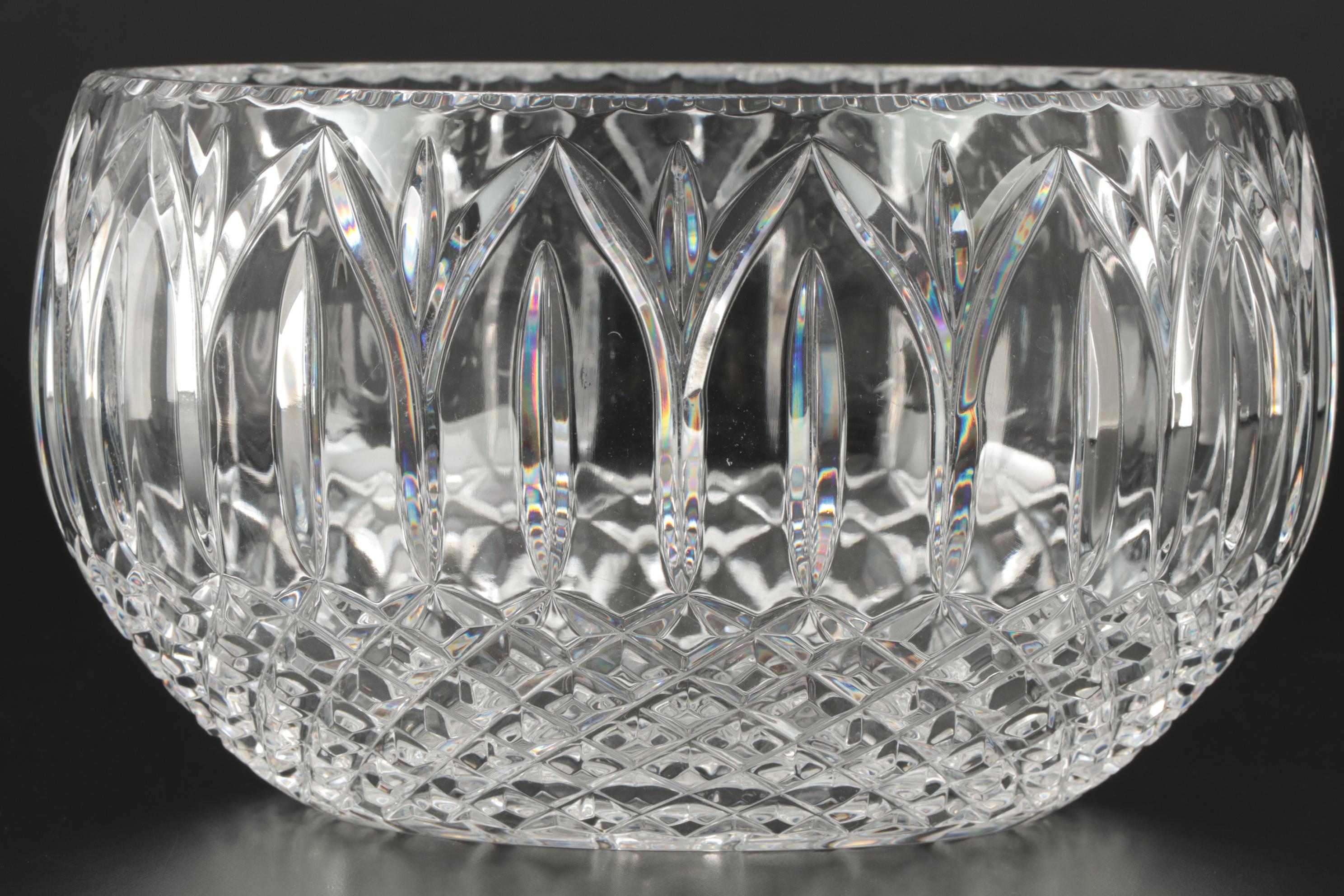 Crystal Centerpiece Bowl