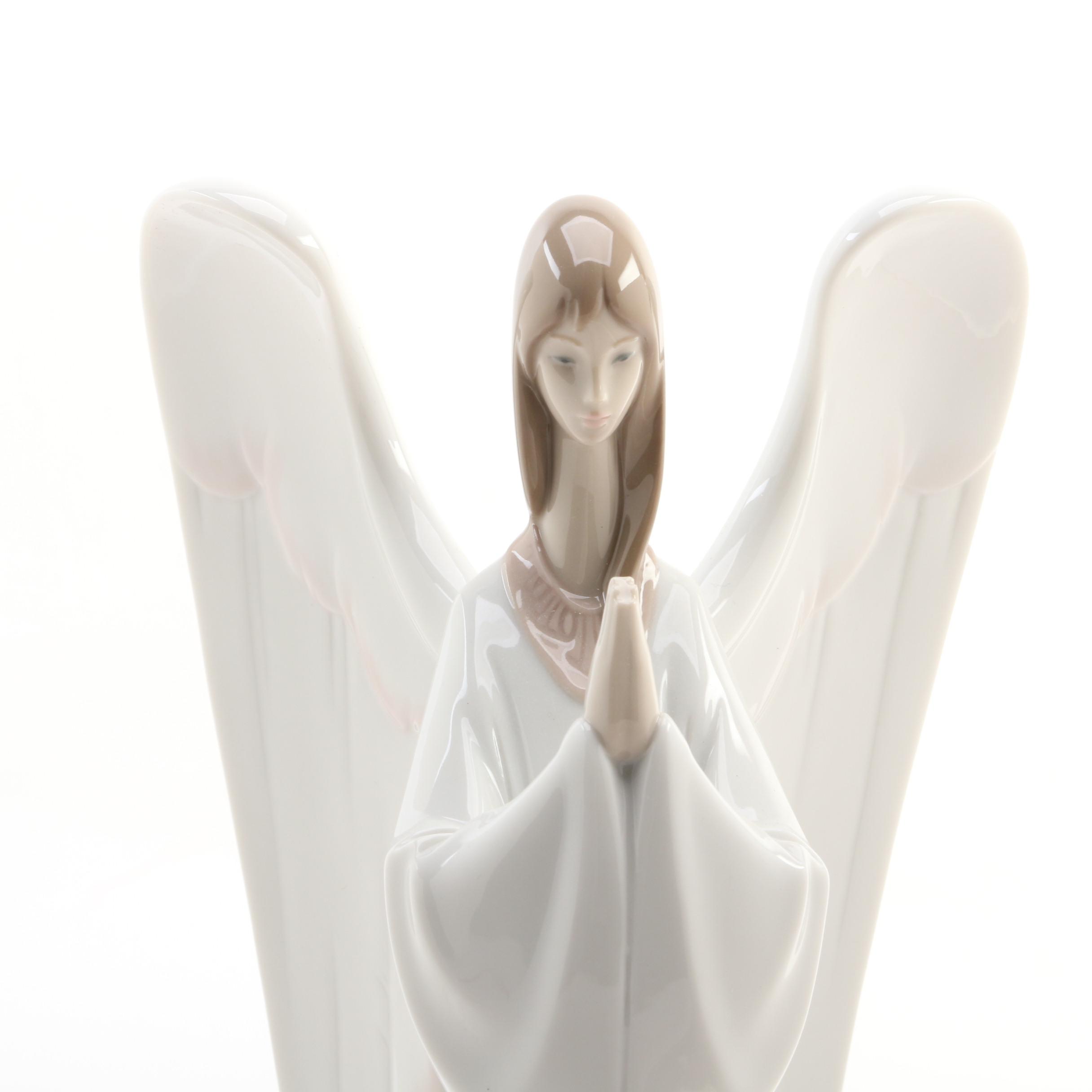 Nao by Lladró "An Angel's Prayer" Porcelain Figurine, Late 20th Century