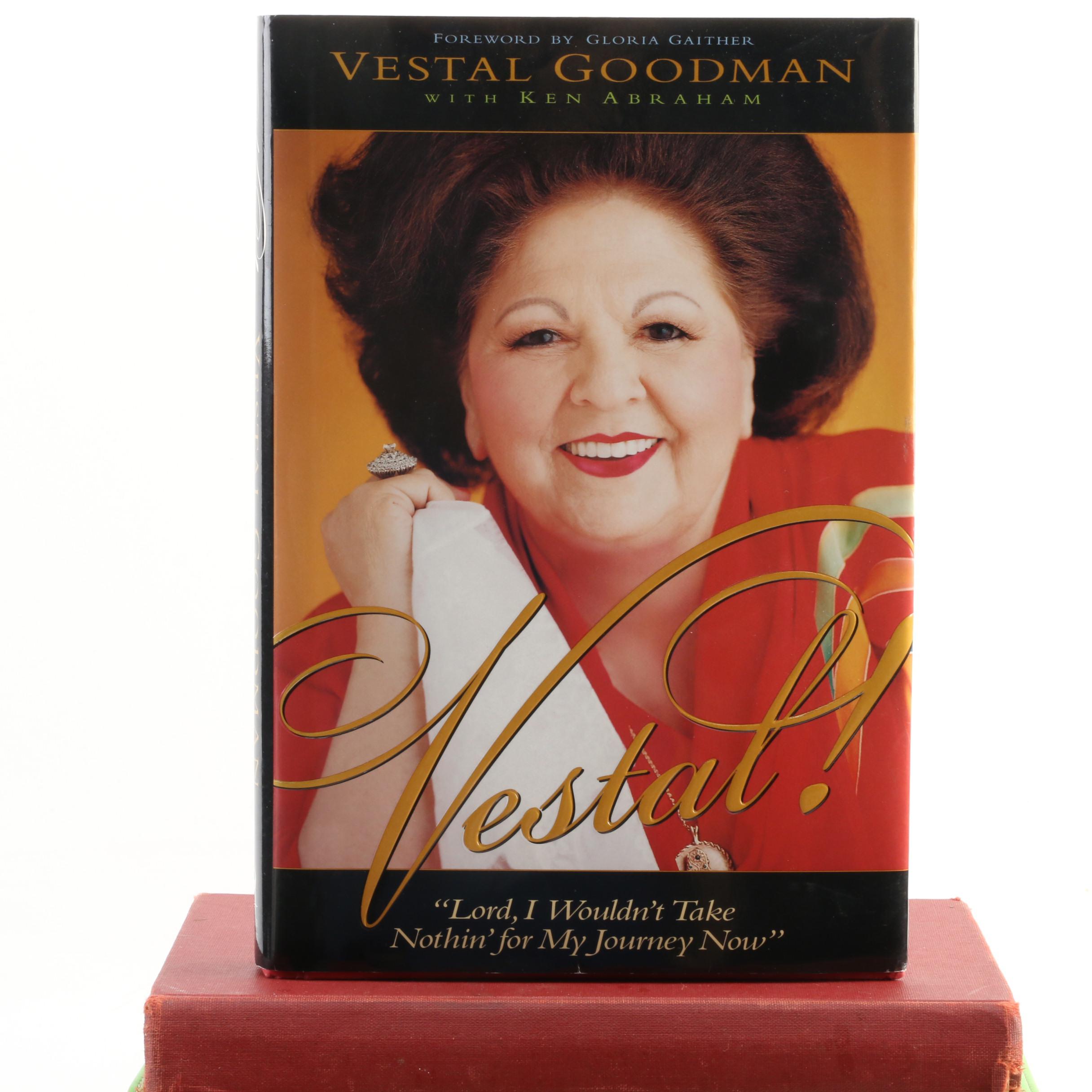 Signed "Vestal!" by Vestal Goodman with Other Religious and Inspirational Books