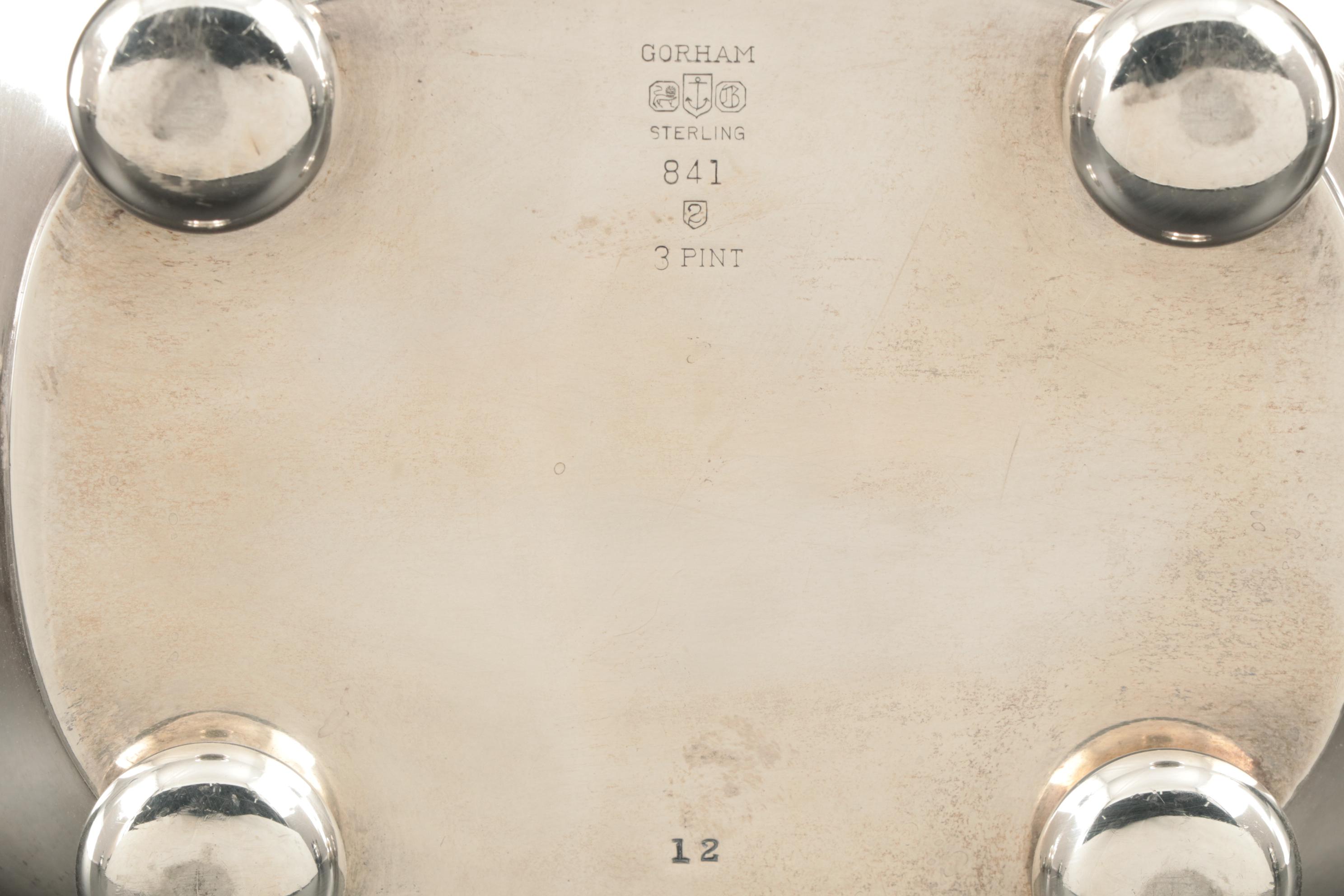 Gorham Queen Anne Style Sterling Silver Coffee and Tea Service, 1950s