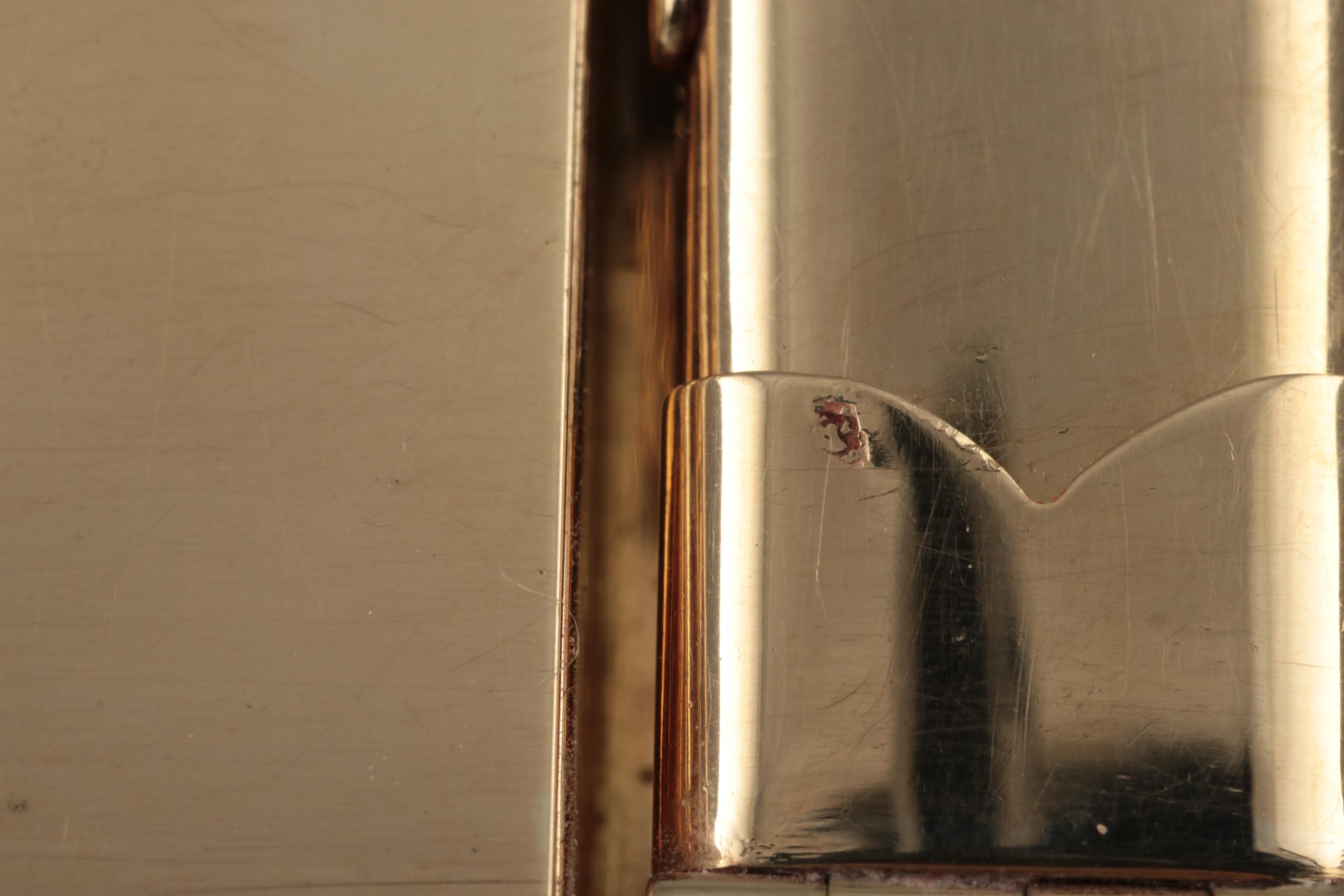 Strauss, Allard & Meyer Art Deco Enameled 18K Gold and Diamond Dance Bag, 1925