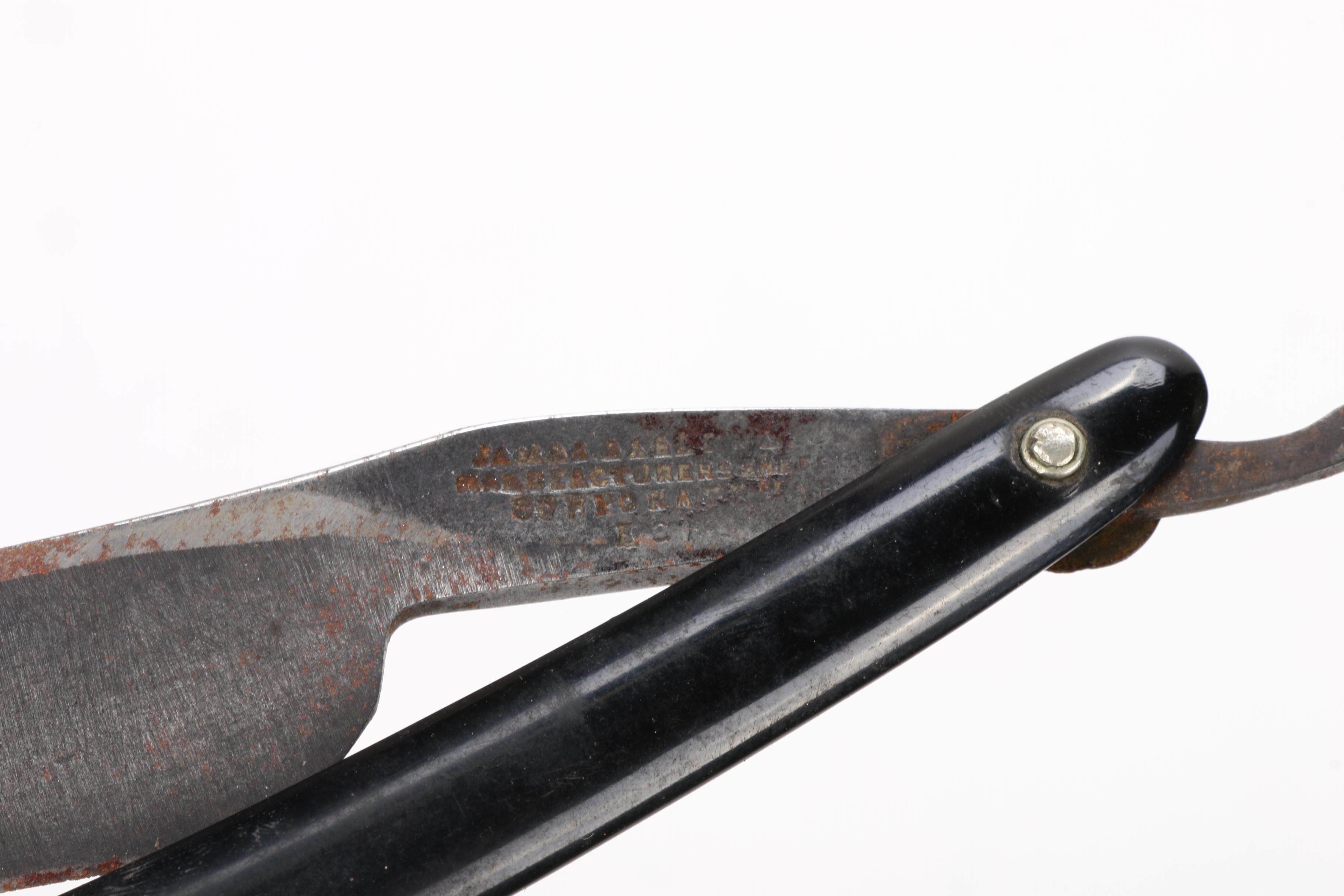 S. Kunde & Sohn, Wade & Butcher, and Antique Barbershop Straight Razors, c. 1840