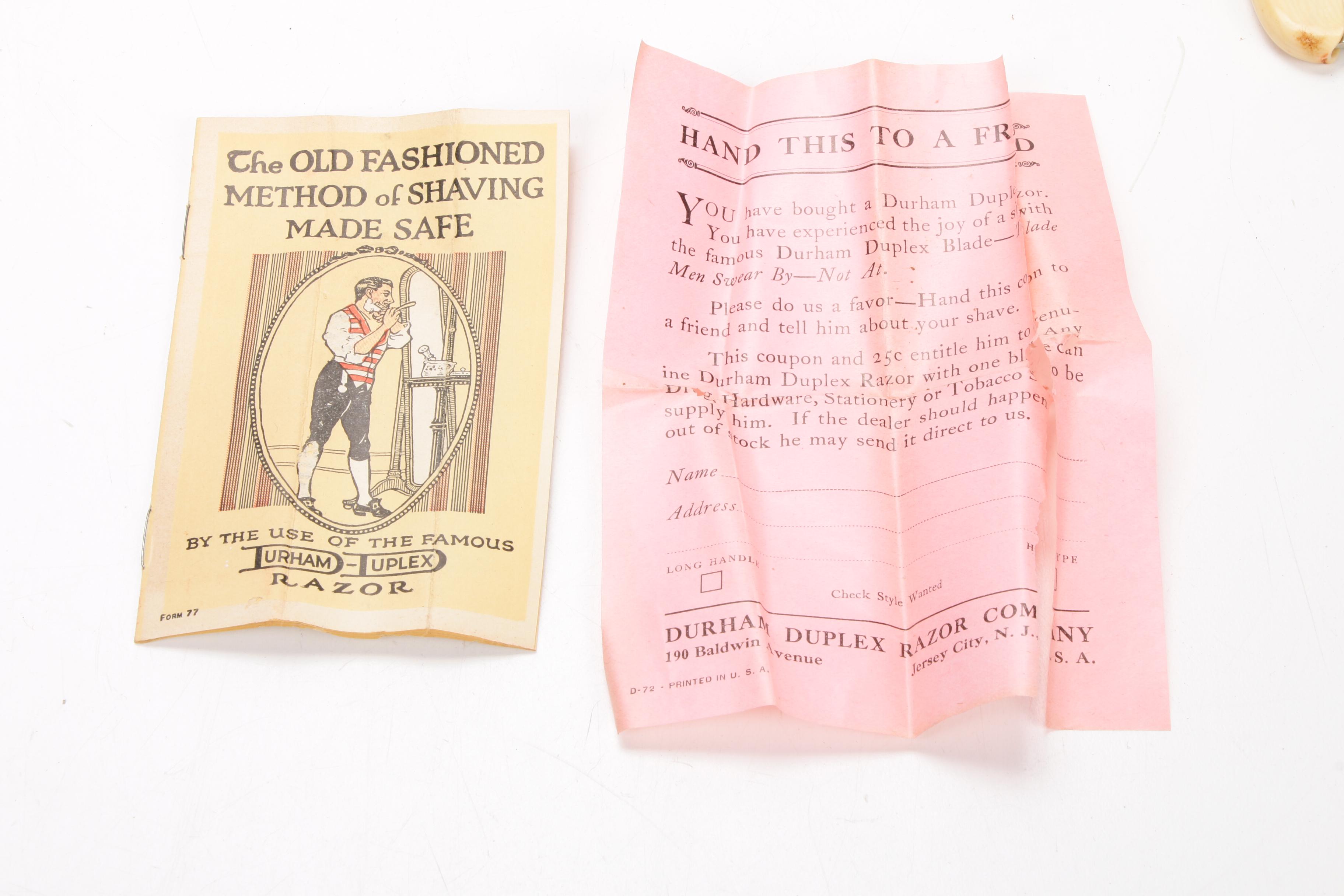 S. Kunde & Sohn, Wade & Butcher, and Antique Barbershop Straight Razors, c. 1840