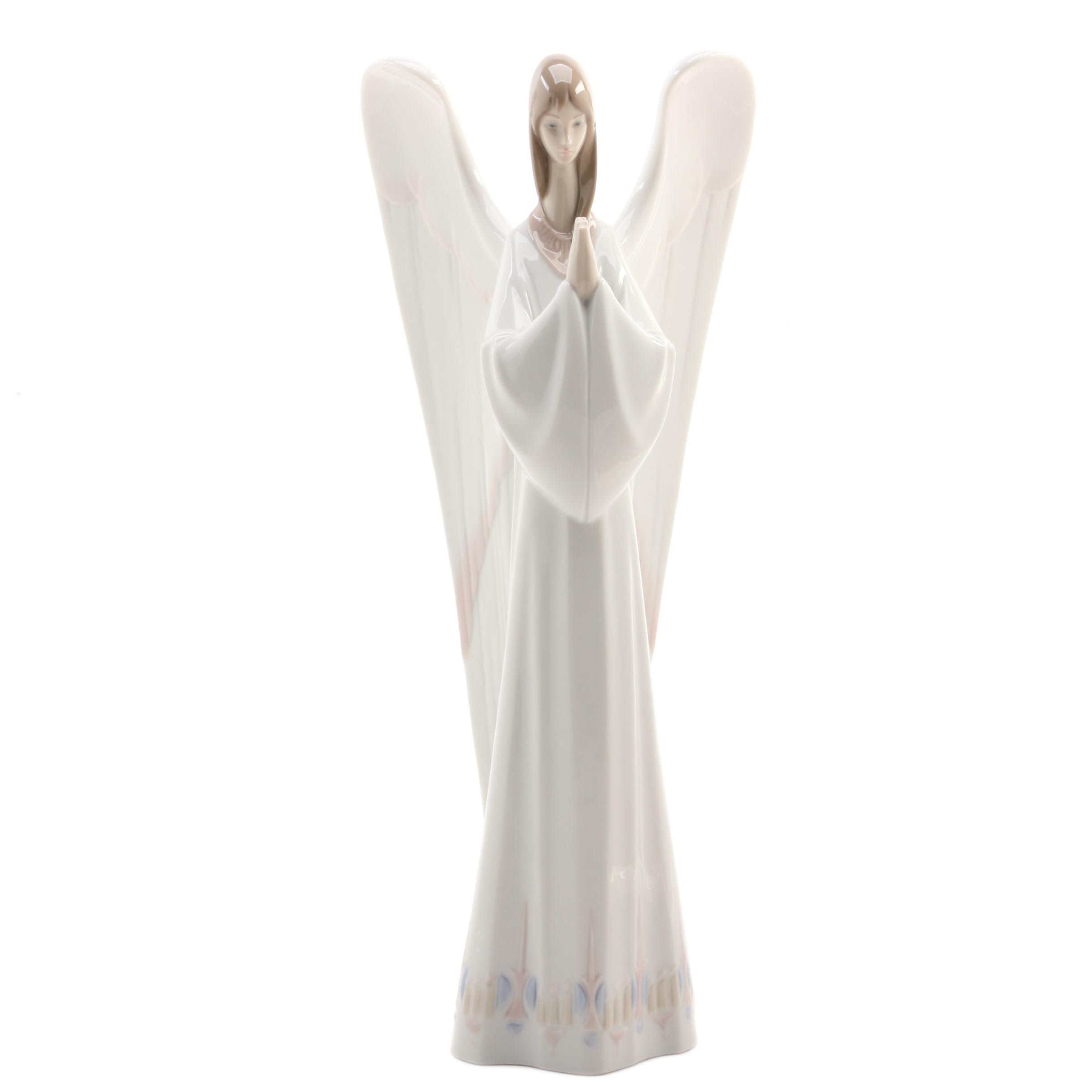 Nao by Lladró "An Angel's Prayer" Porcelain Figurine, Late 20th Century