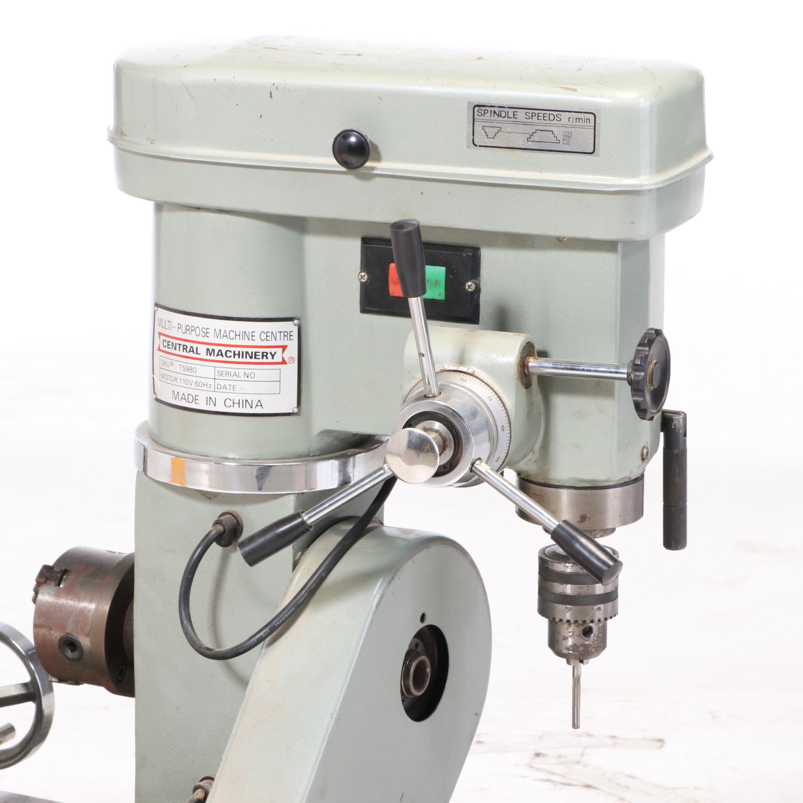 Central Machinery Lathe Drill Press Combo